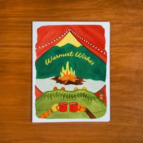 Tent Greeting Card