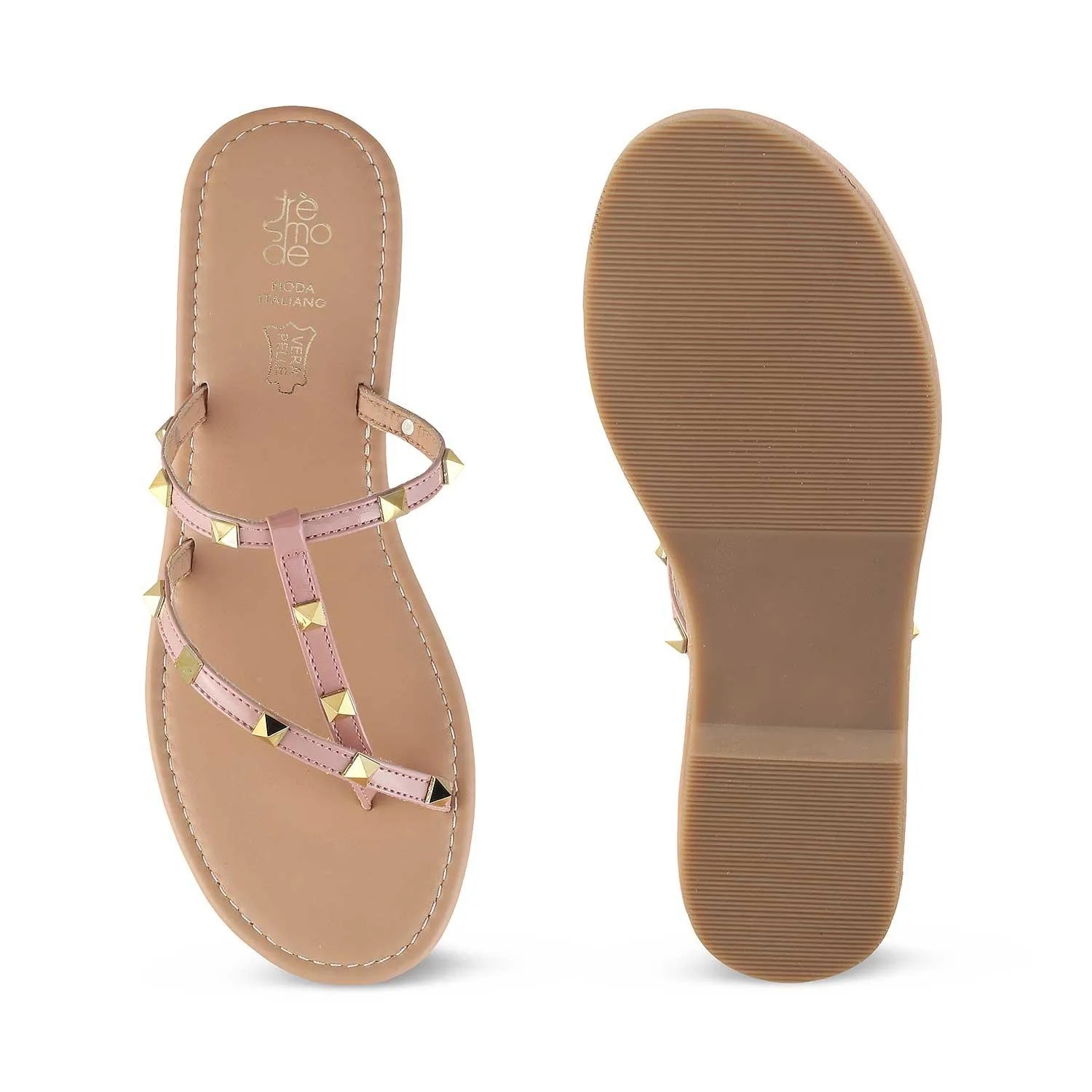 The Astud Pink Women's Casual Flats Tresmode