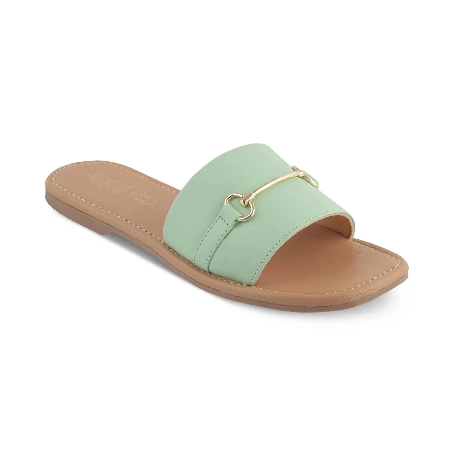 The Cafi Green Women's Casual Flats Tresmode