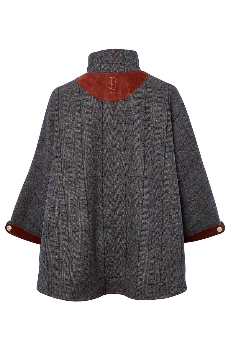 The Classic Cape (Mid Blue Check)