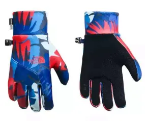 The North Face Women’s ETIP Gloves FLAG BLUE PALMITOS PRINT