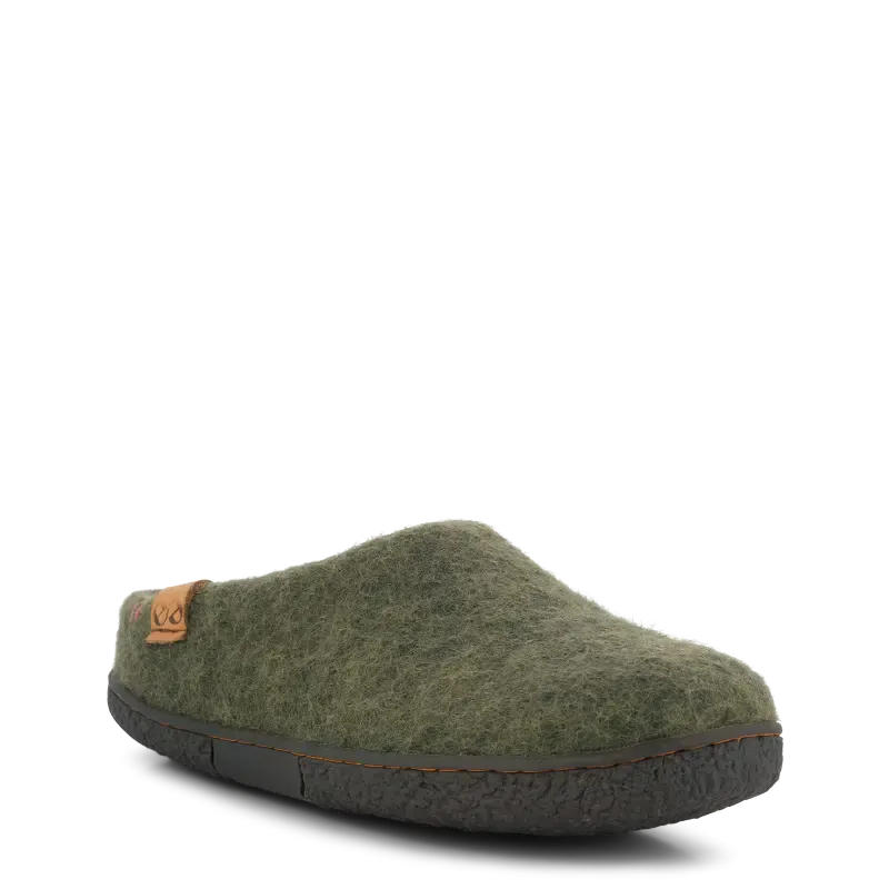 Tibet - Wool Slippers w. rubber outsole