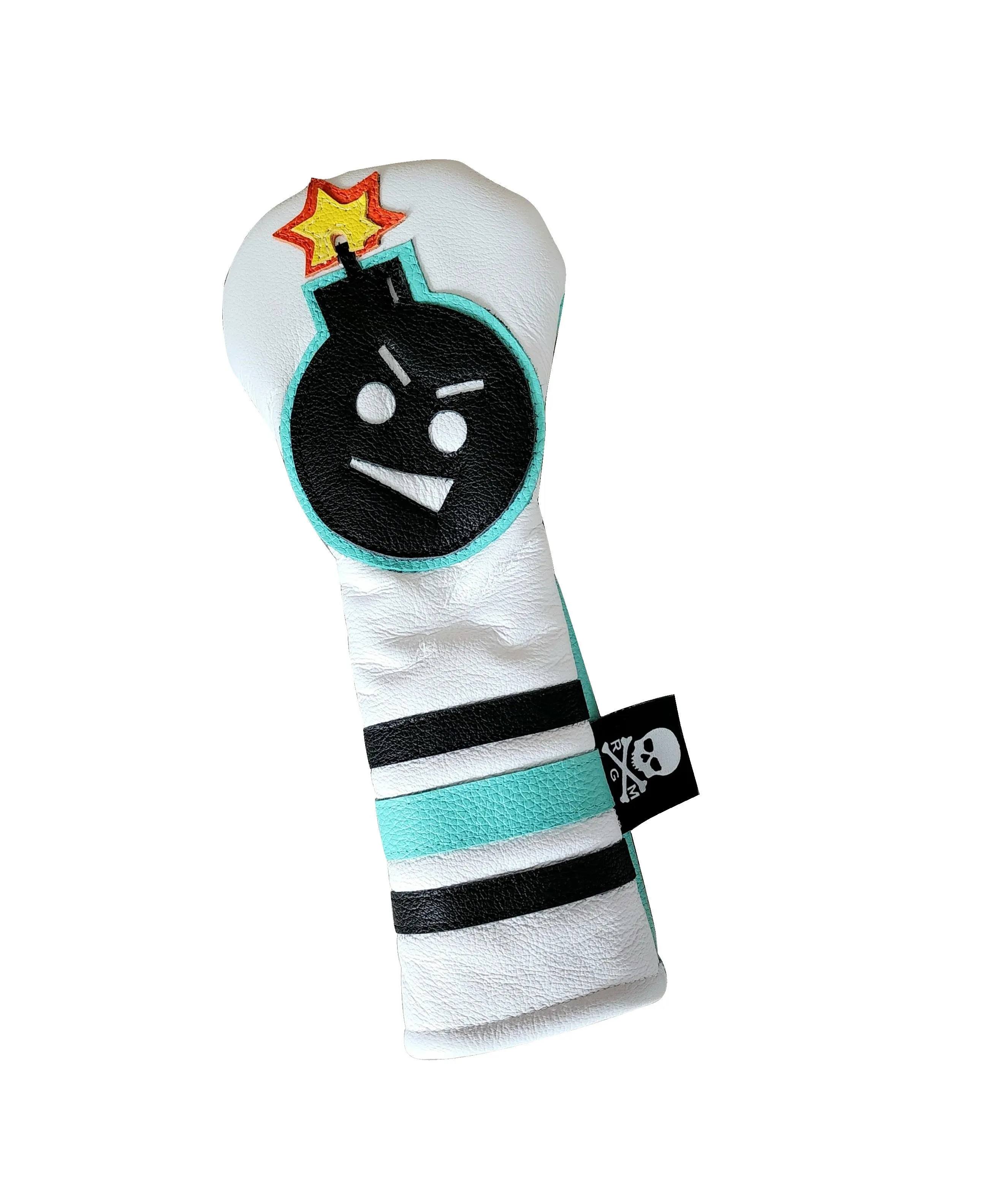 Tiffany Blue Angry Bomb Fairway Wood Headcover - Unique and Stylish!