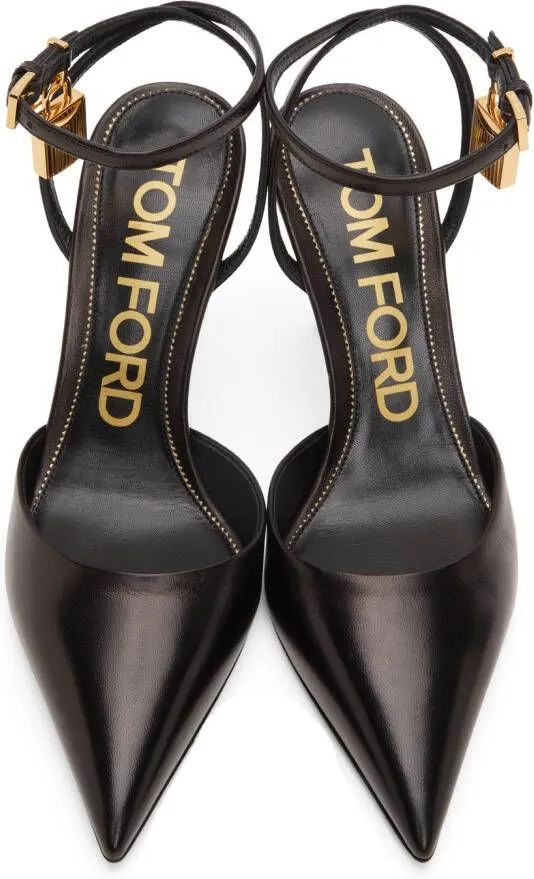 TOM FORD Shiny Kid Slingback Heels