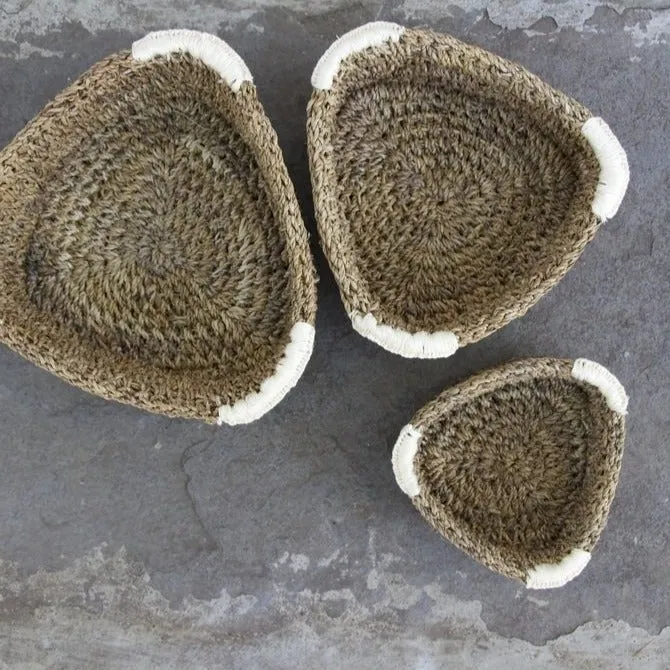 Triangle Baskets Set of 3