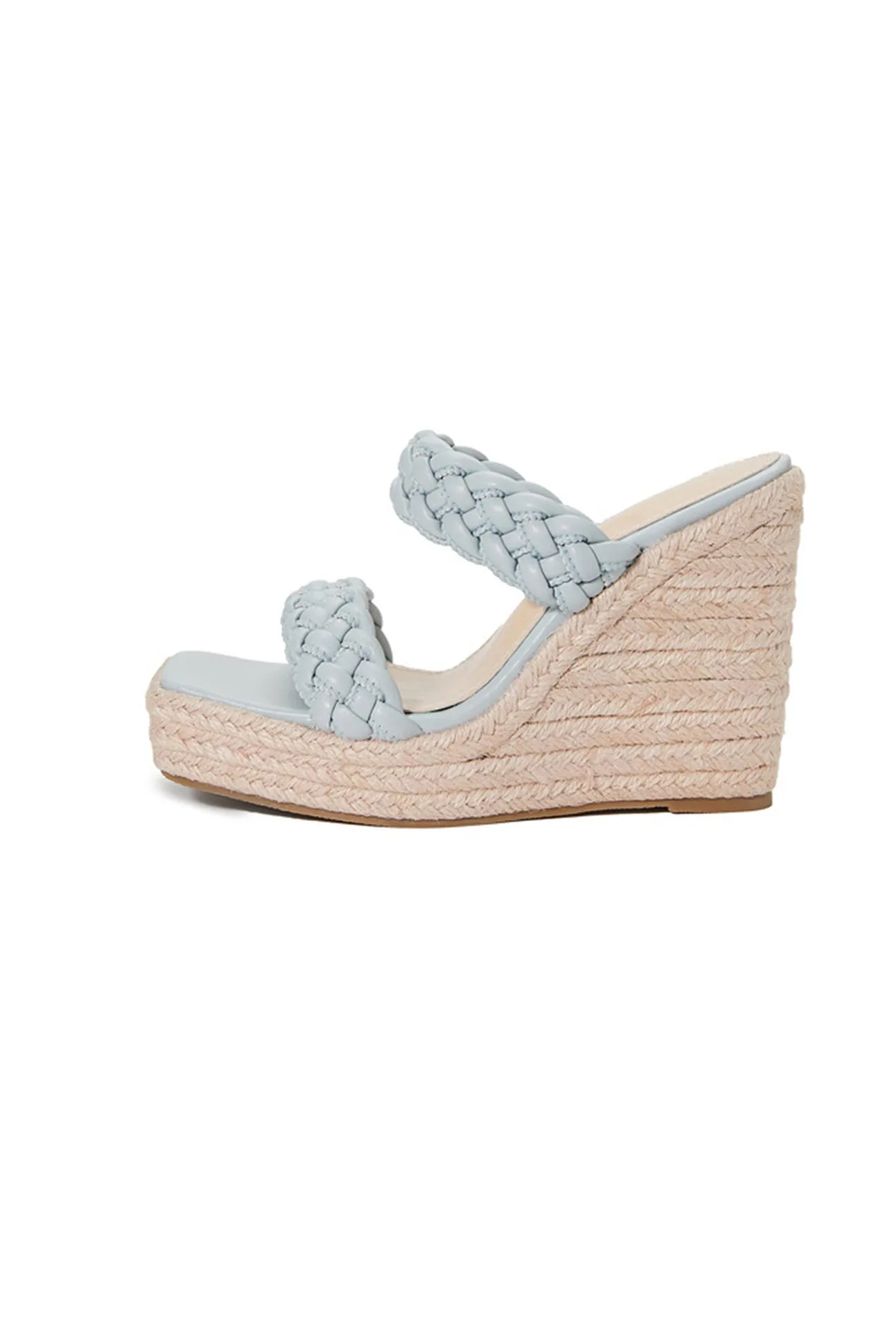 Twist Braided Platform Wedge Sandals