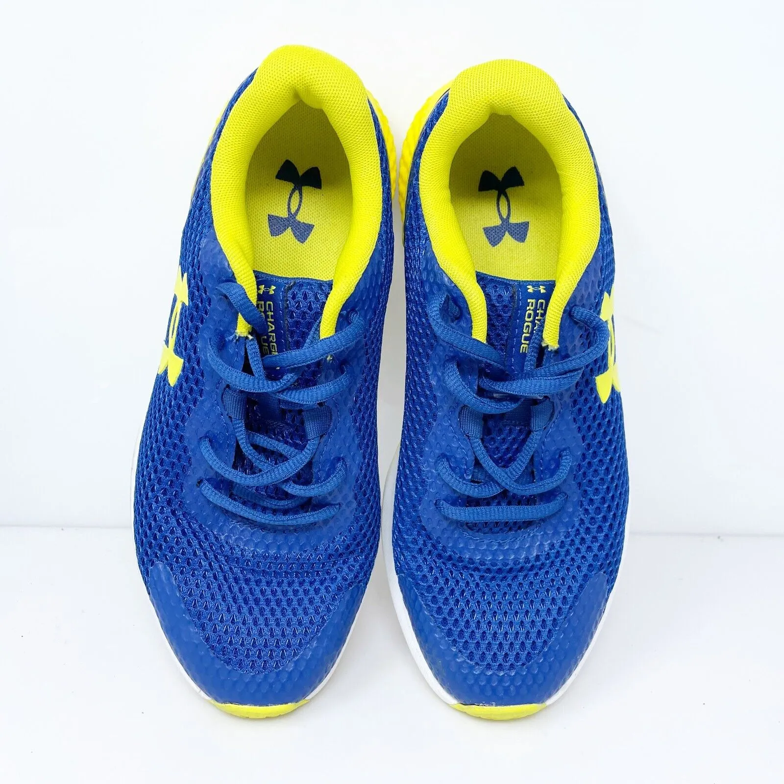 Under Armour Boys Charged Rogue 3 3024981-401 Blue Running Shoes Sneakers 5.5Y