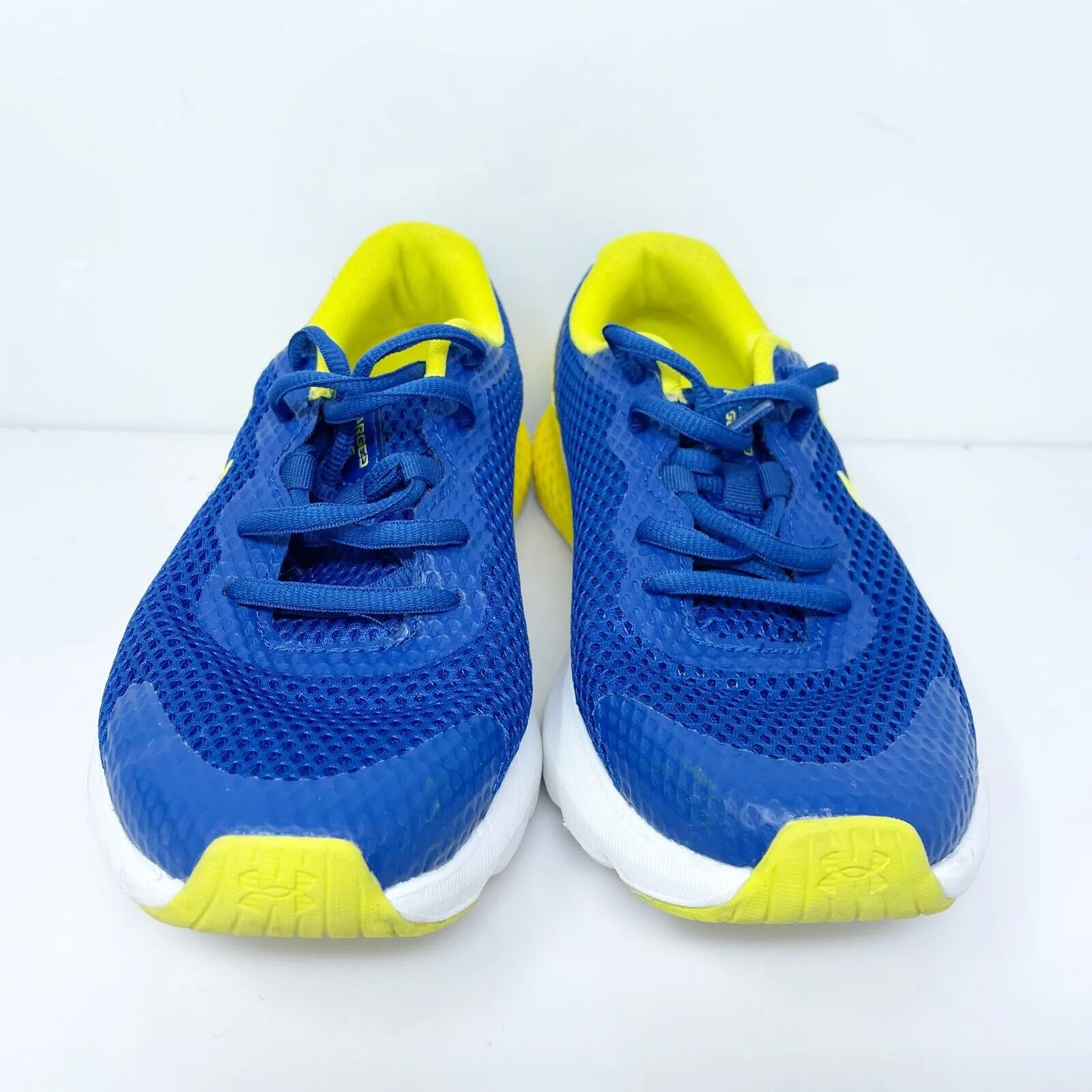 Under Armour Boys Charged Rogue 3 3024981-401 Blue Running Shoes Sneakers 5.5Y