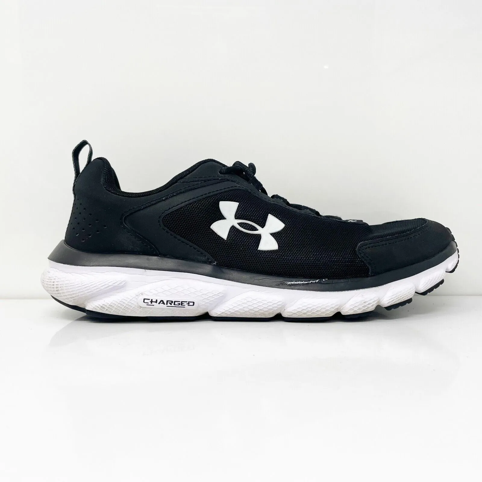 Under Armour Mens Charged Assert 9 3024590-001 Black Running Shoes Sneakers 10.5