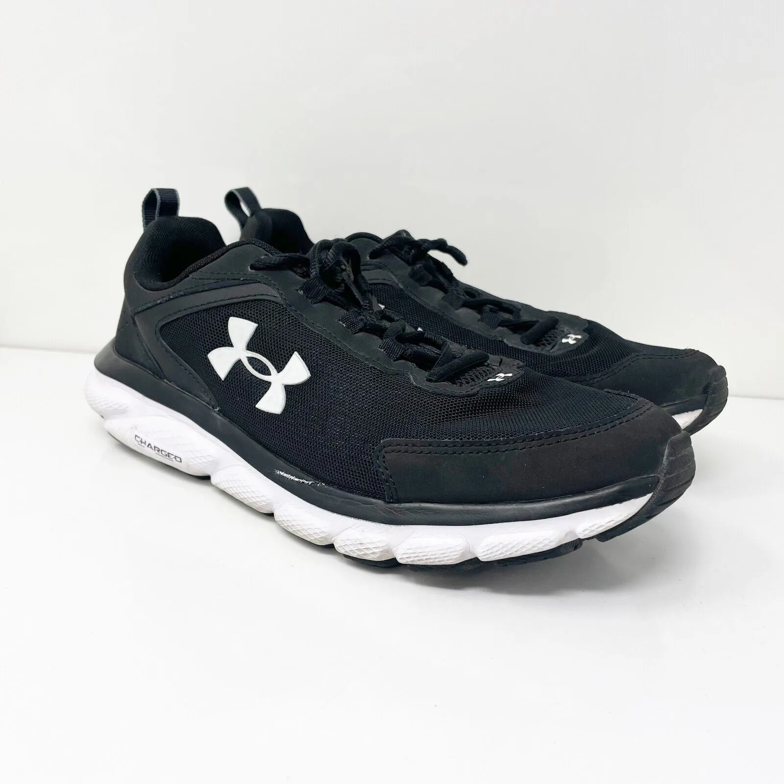 Under Armour Mens Charged Assert 9 3024590-001 Black Running Shoes Sneakers 10.5