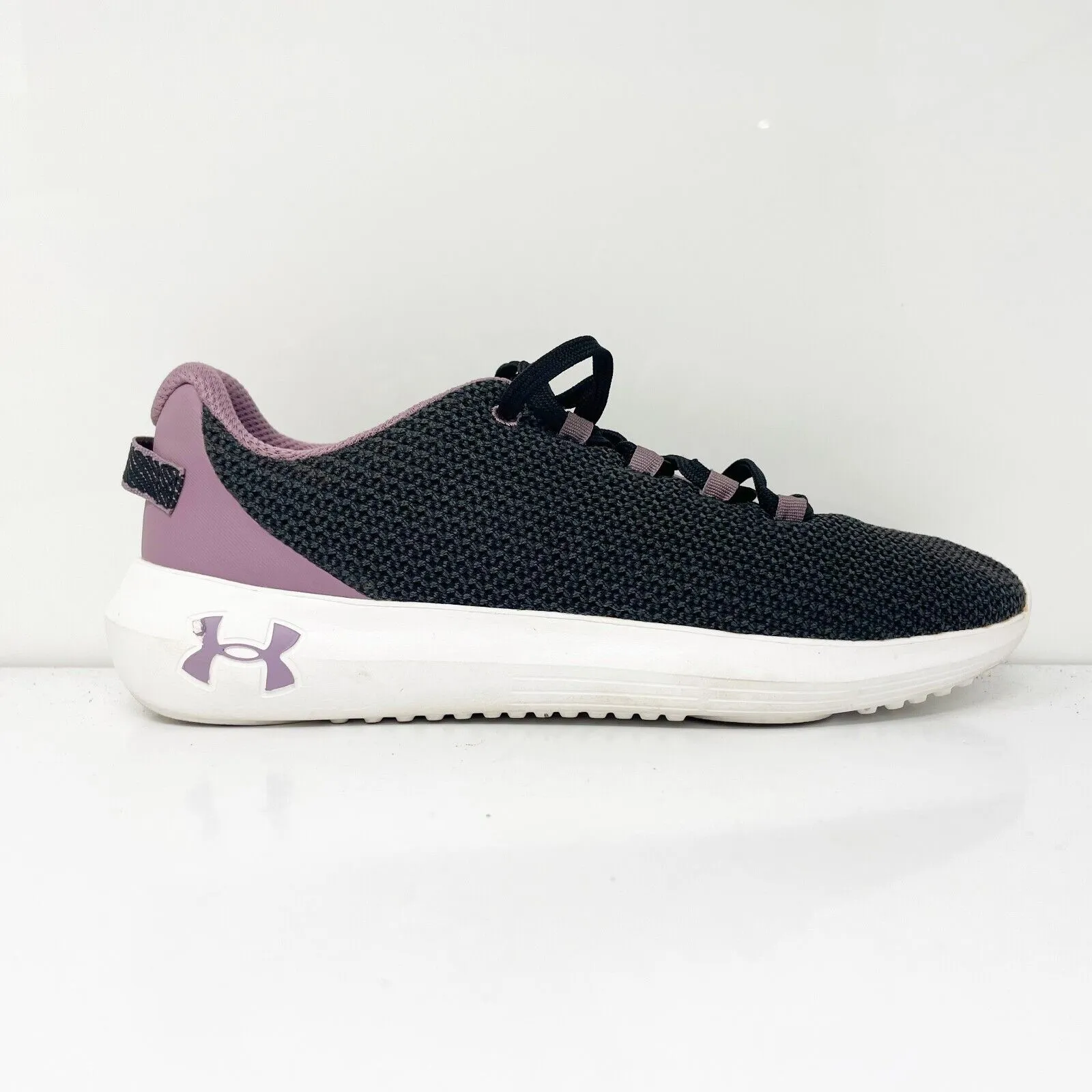 Under Armour Womens Ripple 3021187-006 Black Running Shoes Sneakers Size 8