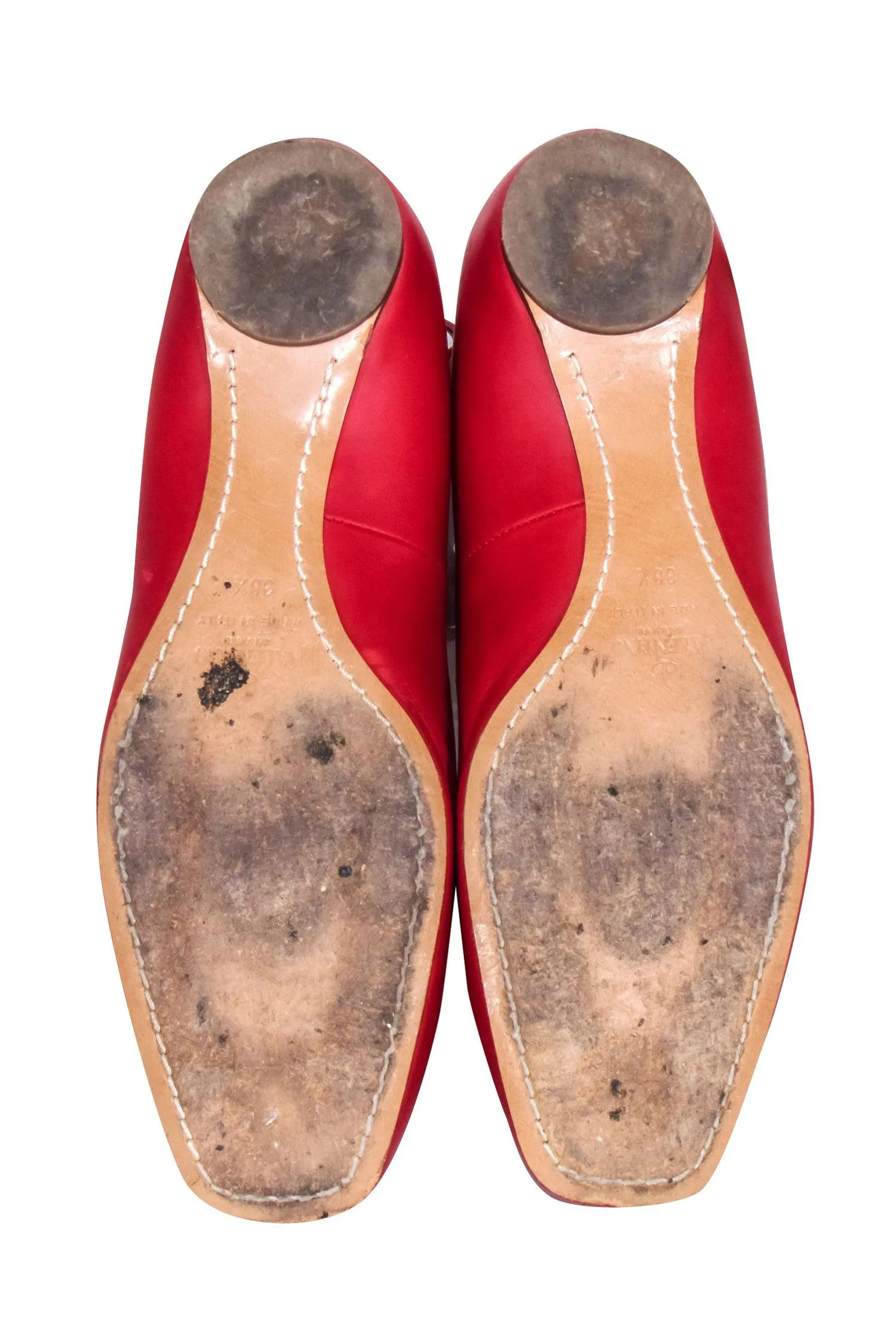 Valentino - Red Ballet Gladiator Flats Sz 8.5