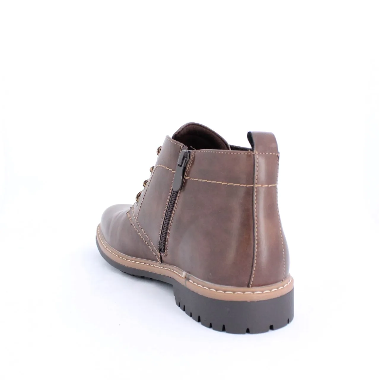 VALTTERI MENS ANKLE BOOTS-DK.BROWN