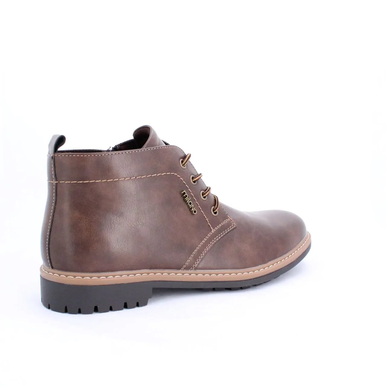 VALTTERI MENS ANKLE BOOTS-DK.BROWN