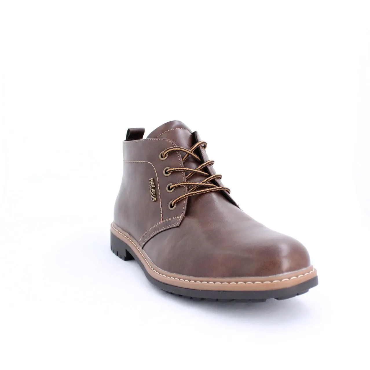 VALTTERI MENS ANKLE BOOTS-DK.BROWN