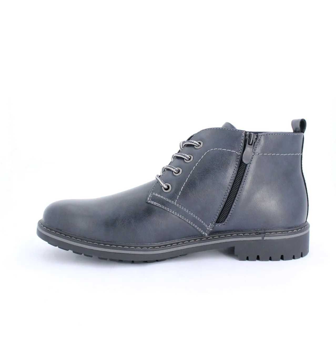 VALTTERI MENS ANKLE BOOTS-NAVY