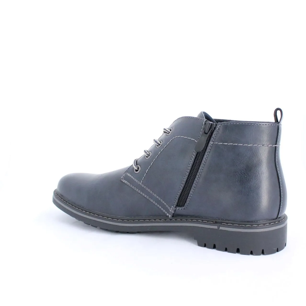 VALTTERI MENS ANKLE BOOTS-NAVY