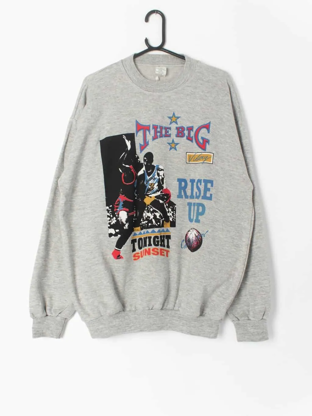 Vintage 90s basketball graphic sweatshirt – Large / XL