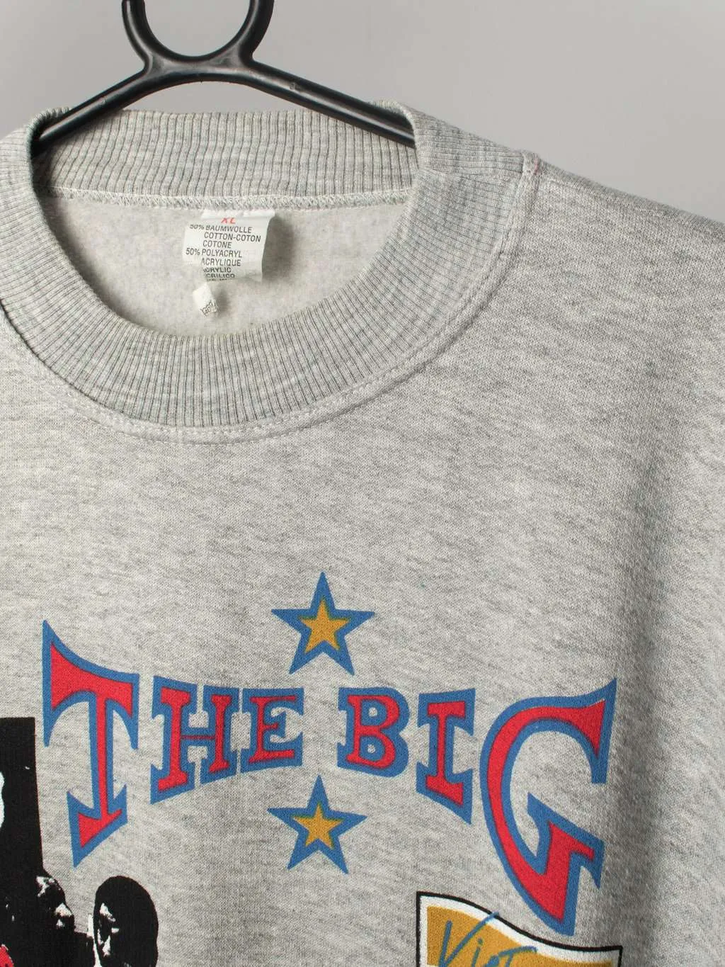 Vintage 90s basketball graphic sweatshirt – Large / XL