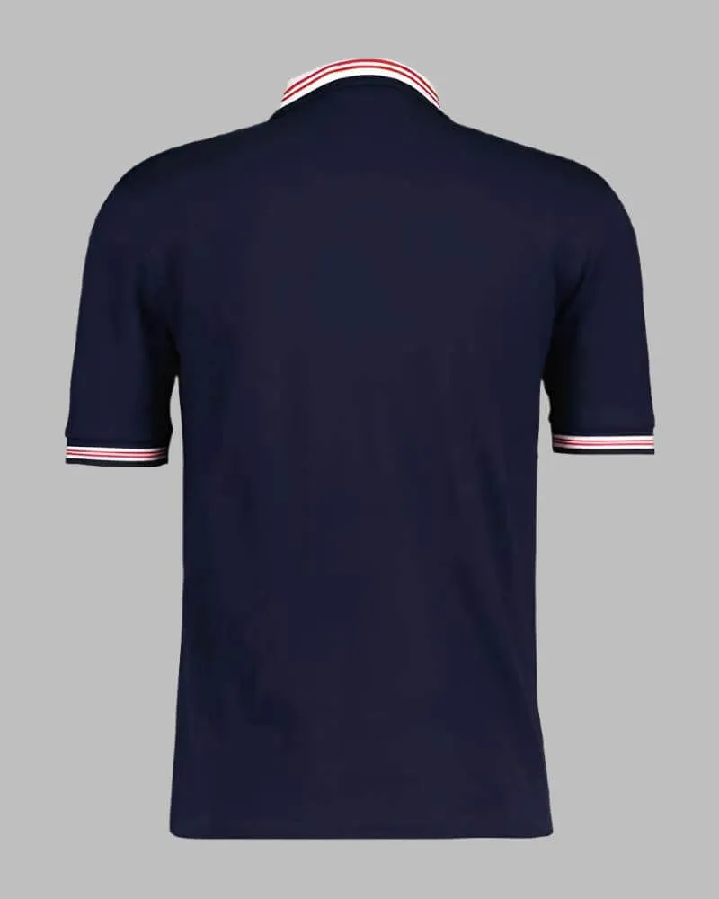 Vintage FILA FARAZ Navy Polo