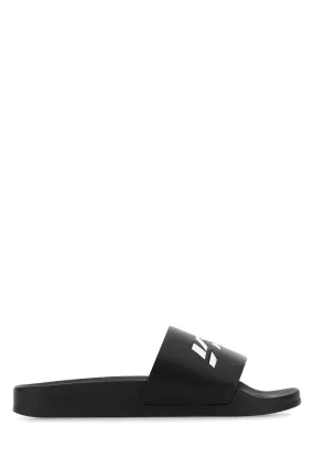 Vtmnts Black Rubber Slippers