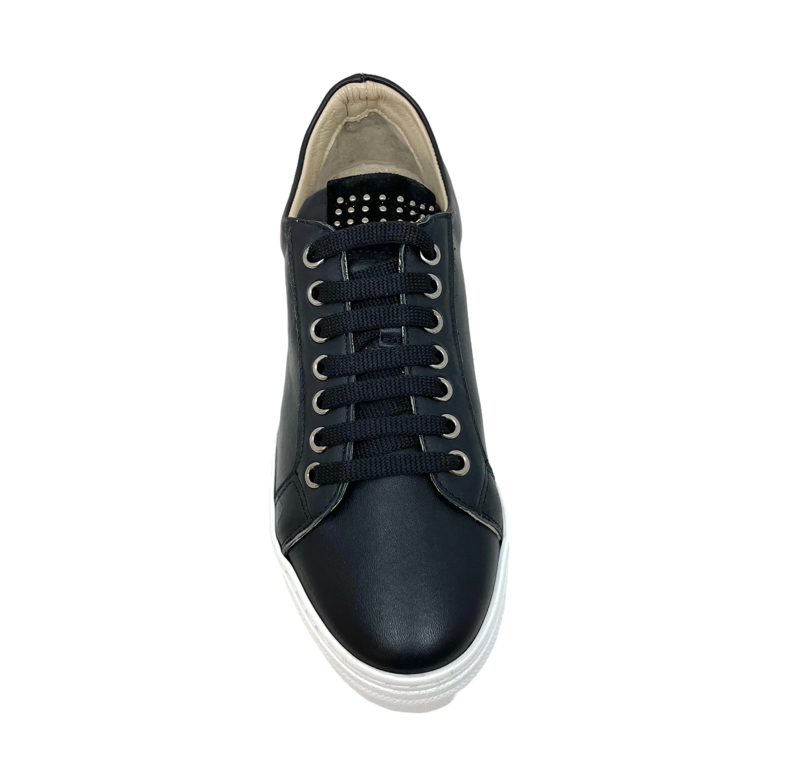 WAVE Belini 23046 Noir Leather Sneakers