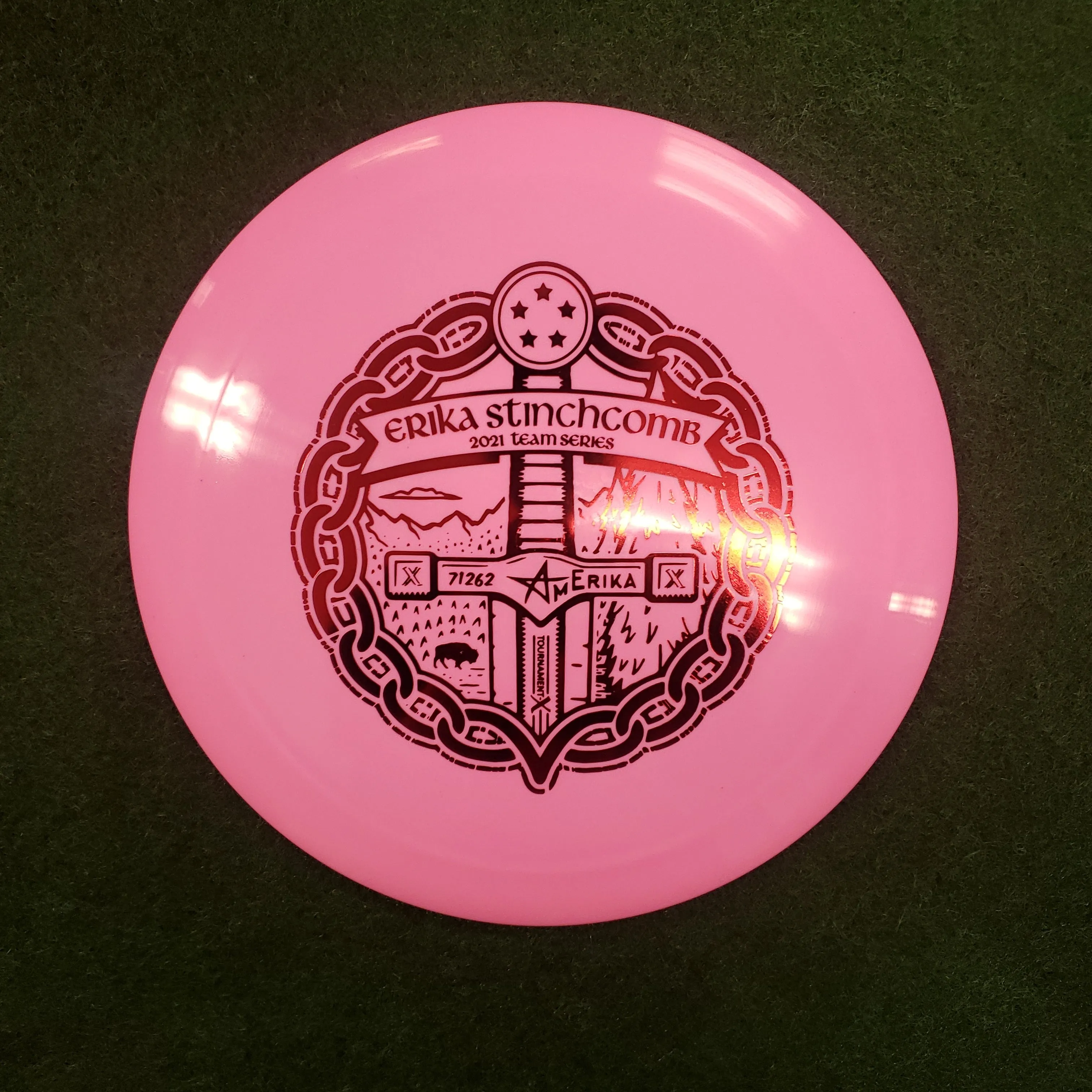 Westside Discs Sword Golf Disc - Stable Distance Driver with Speed 12, Glide 5, Turn -.5, and Fade 2