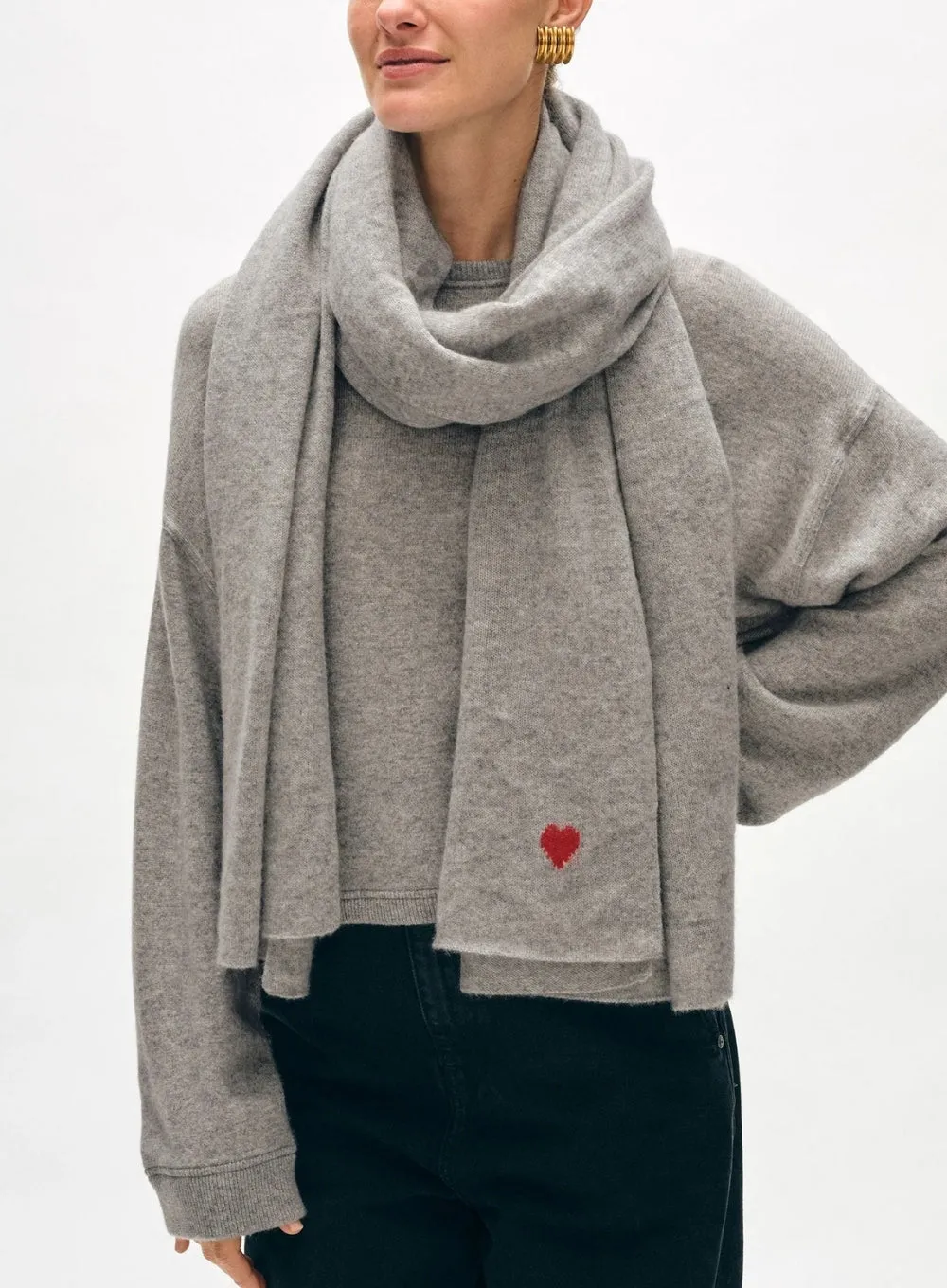 WHITE + WARREN | Cashmere Heart Travel Wrap