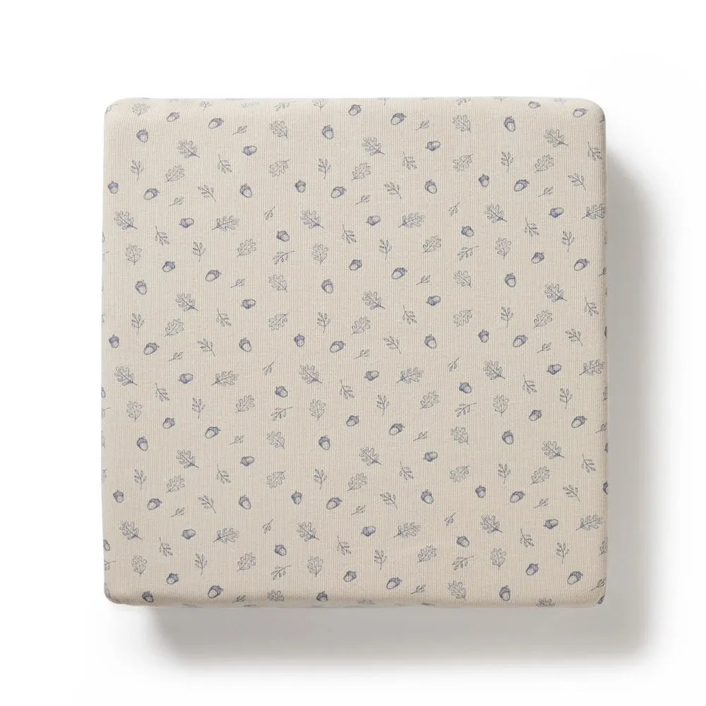 Wilson & Frenchy Organic Cotton Sheet - Falling Oak