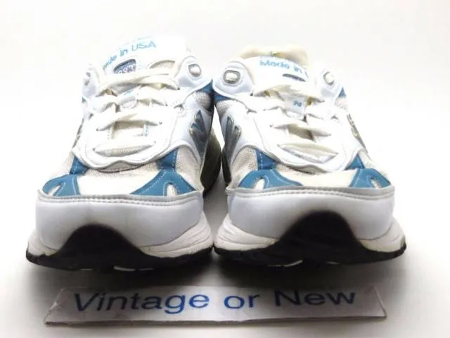 Women's new balance 993 white blue wr993bw running shoes sz 7.5