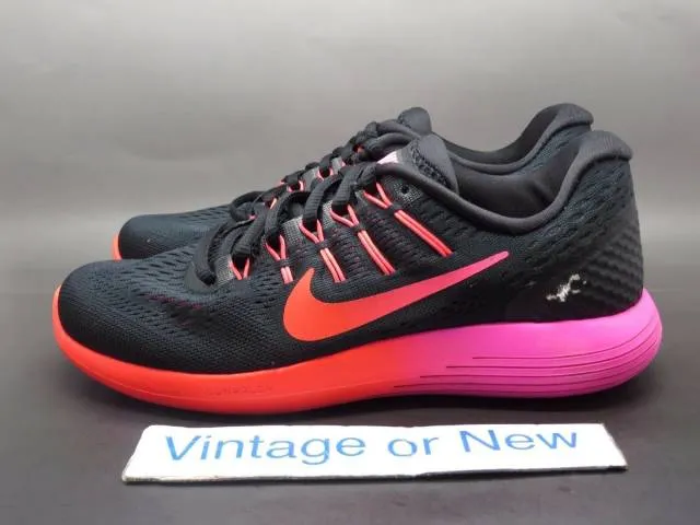 Women's nike lunargilde 8 black multicolor noble running shoes 843726-006 sz 6.5