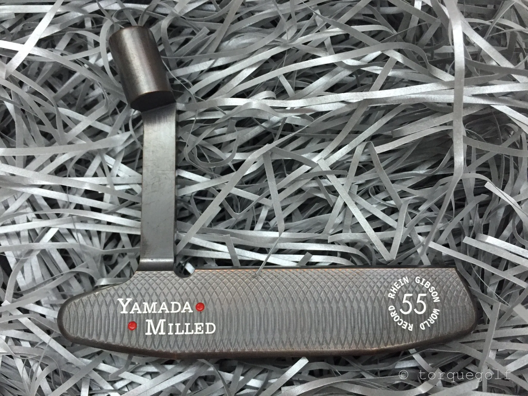 Yamada Black Smoked Left-Handed Handmade Putter Head - Golf Emperor Option