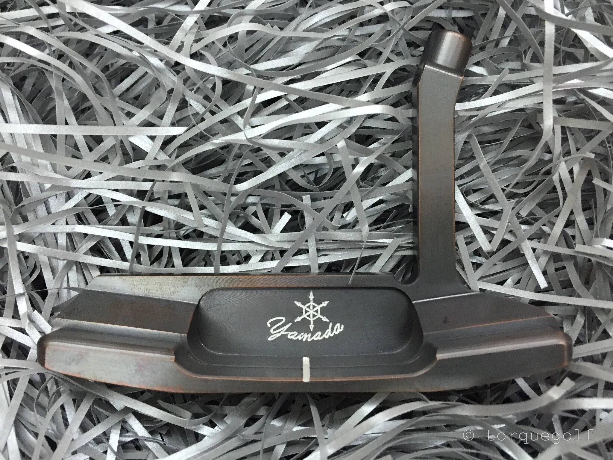 Yamada Black Smoked Left-Handed Handmade Putter Head - Golf Emperor Option