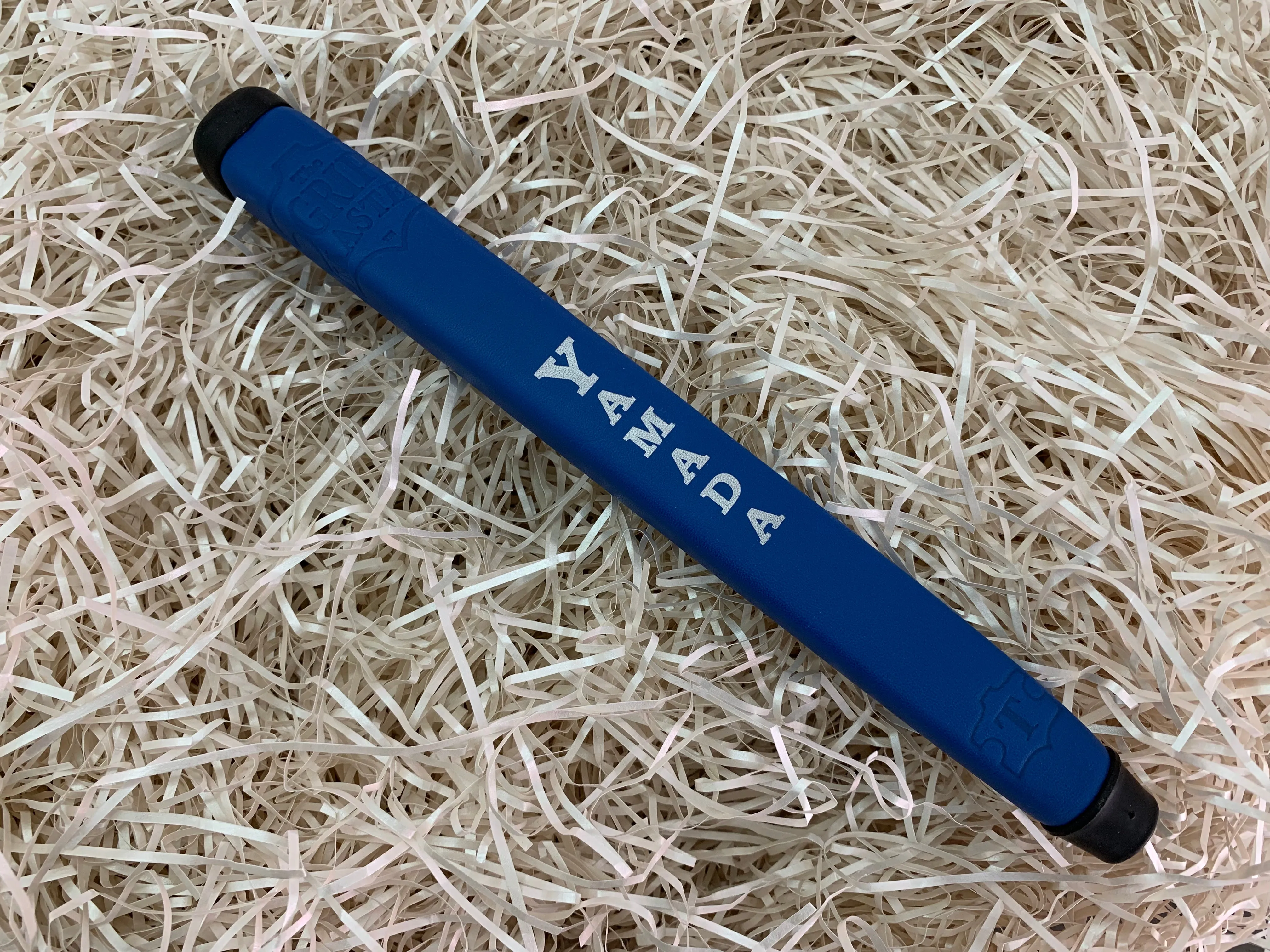 Yamada Electric Blue Leather Jumbo Putter Grip