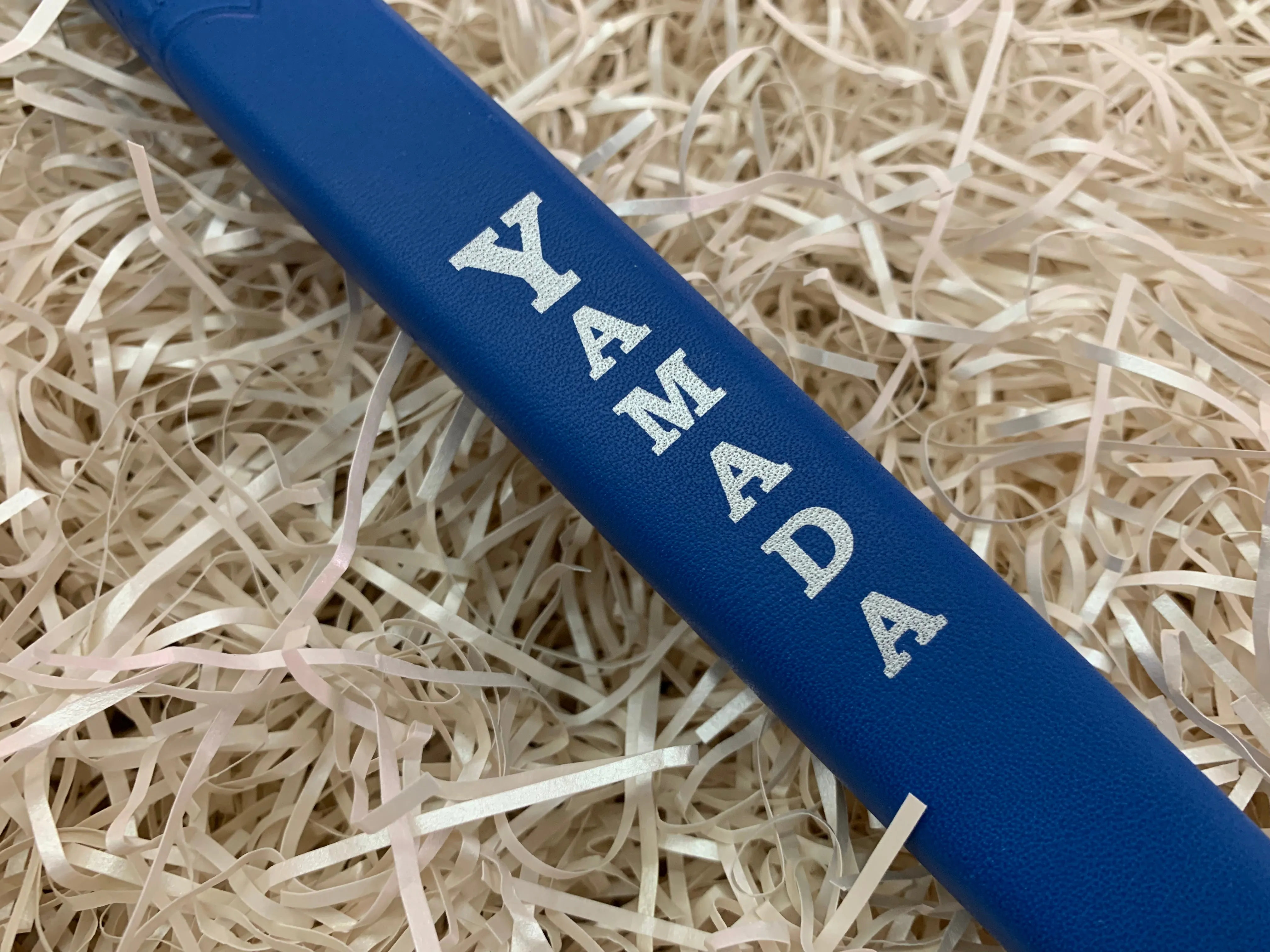 Yamada Electric Blue Leather Jumbo Putter Grip