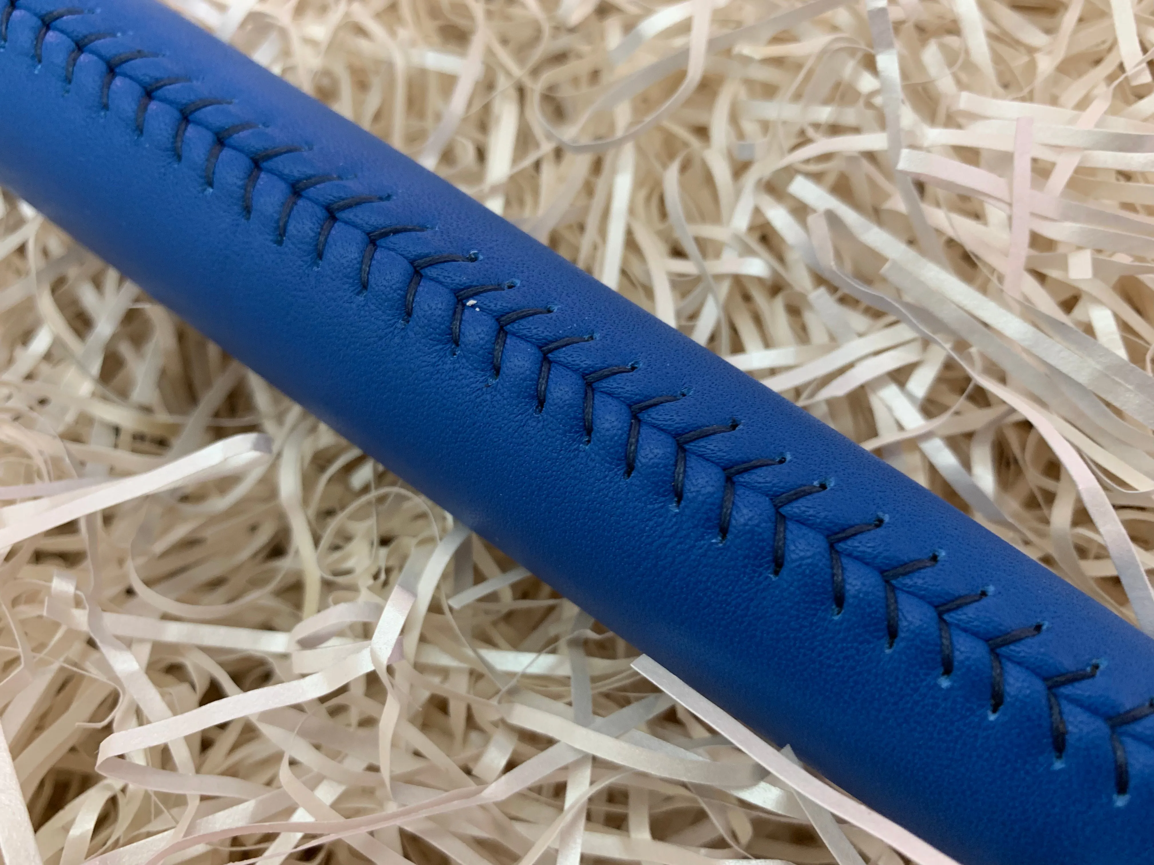 Yamada Electric Blue Leather Jumbo Putter Grip