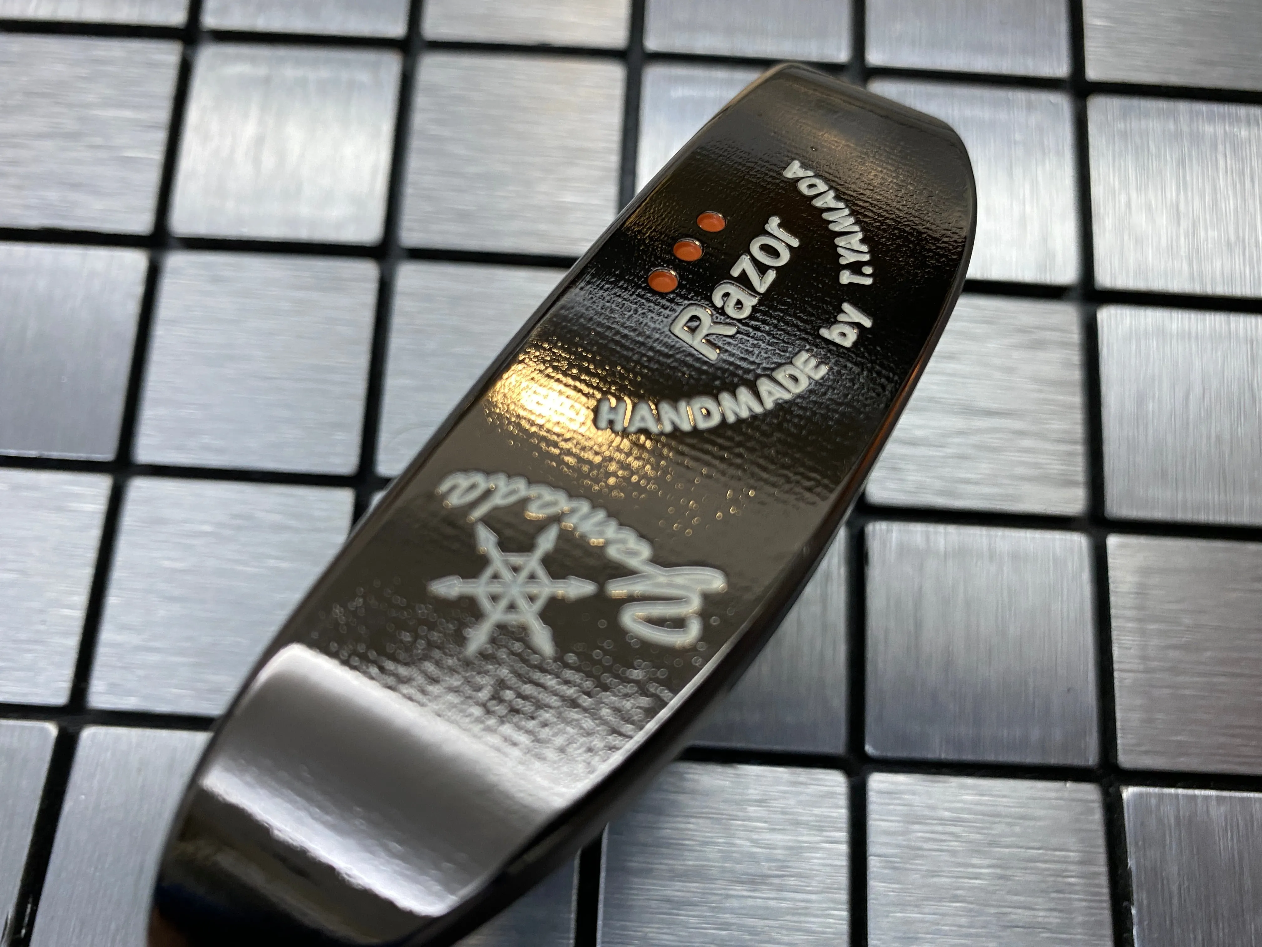 Yamada Golf Left-Handed Razor Driver with Smoked Black Polished Sole