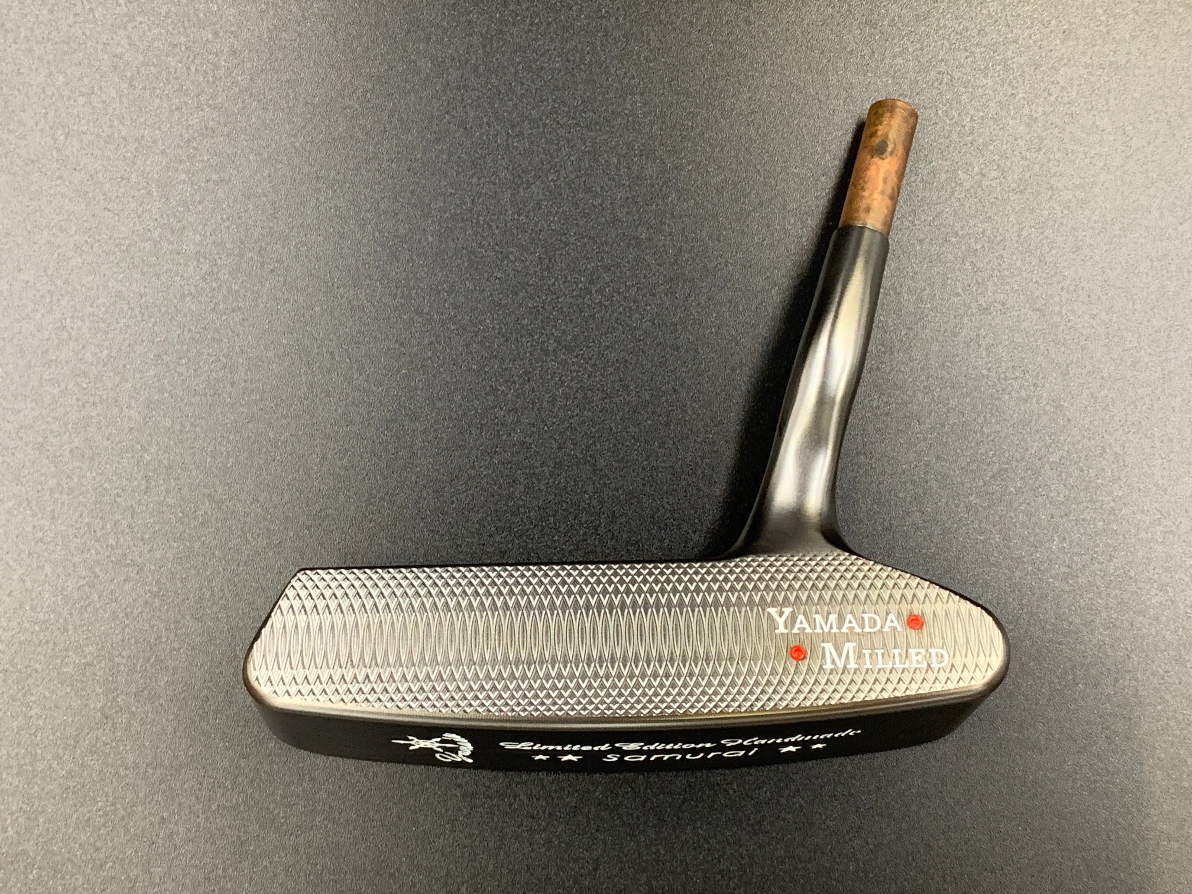 Yamada Golf Putter - Handmade Samurai Gun Metal Head