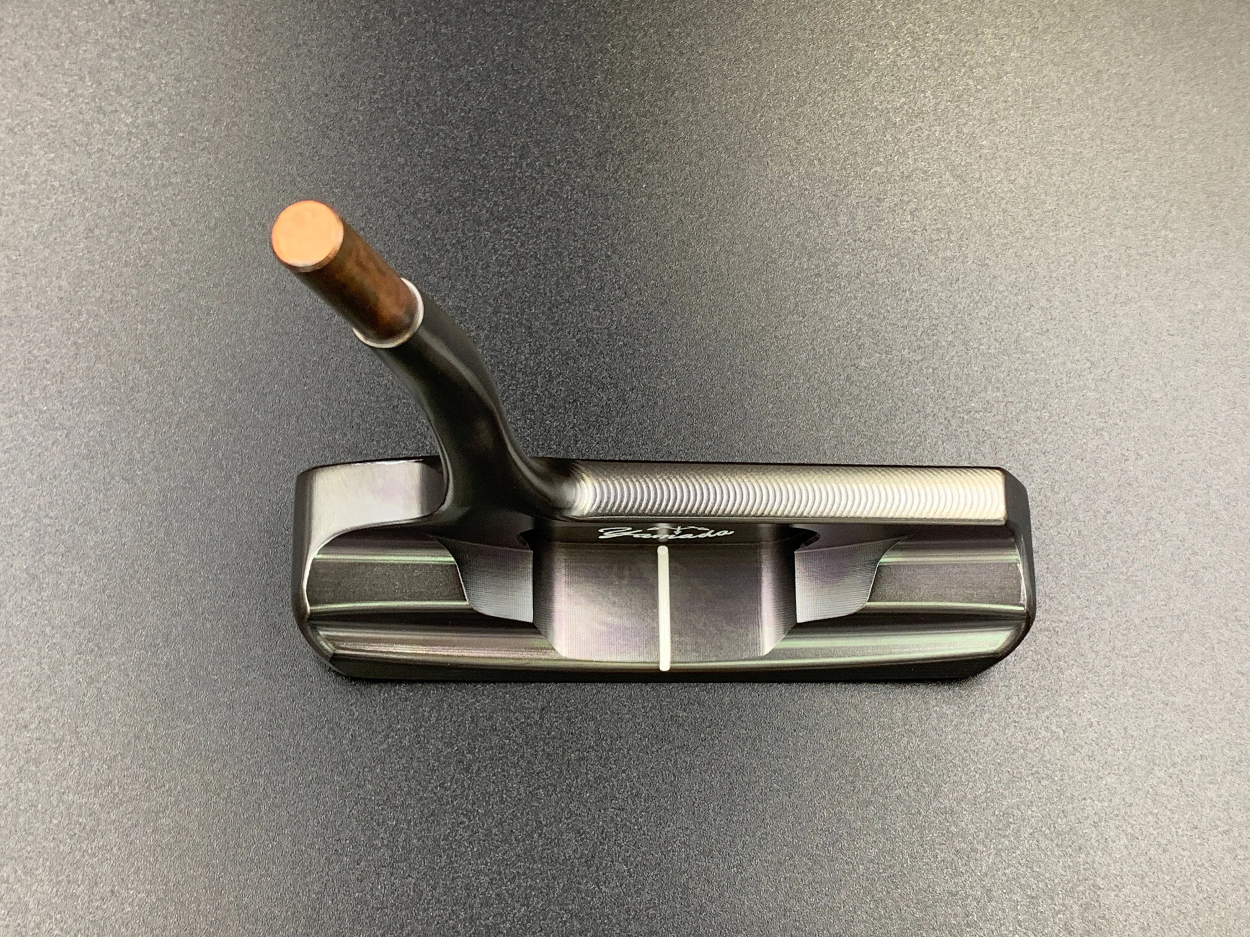 Yamada Golf Putter - Handmade Samurai Gun Metal Head