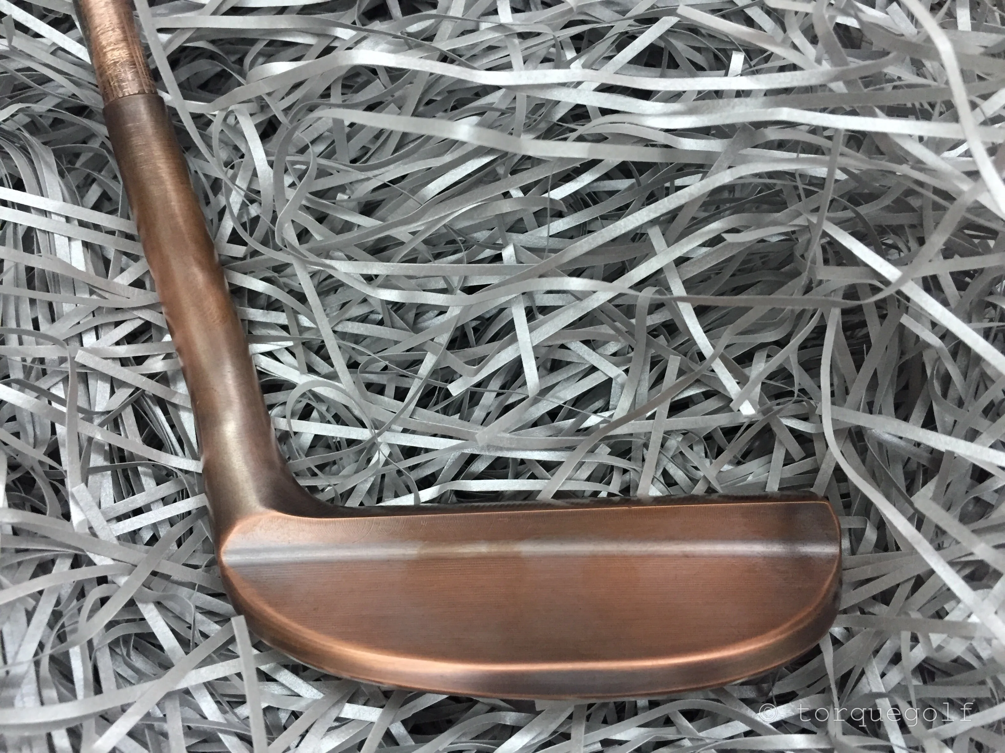 Yamada Golf Putter Head - Razor Burnt Copper Finish (Handmade)