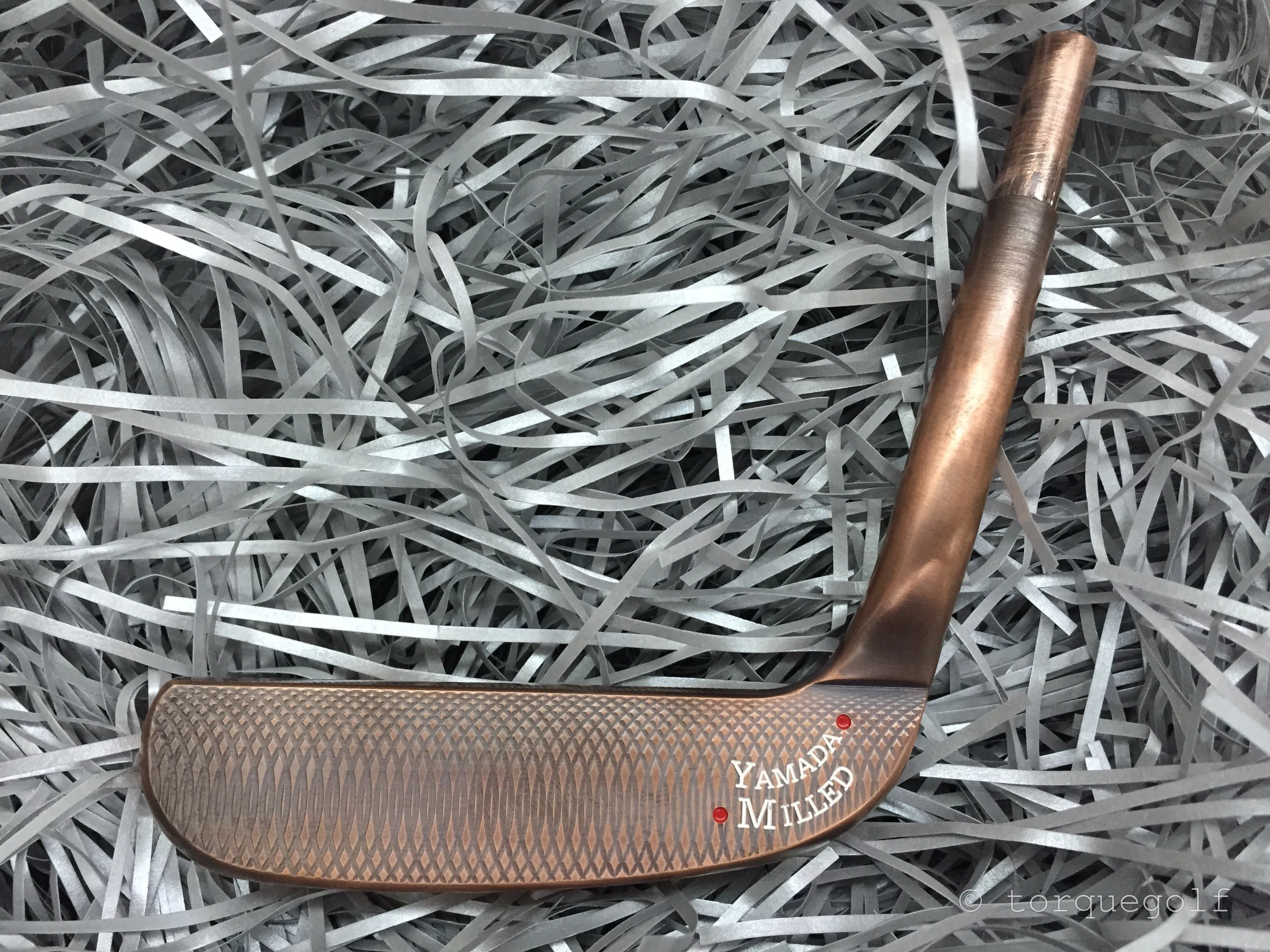 Yamada Golf Putter Head - Razor Burnt Copper Finish (Handmade)