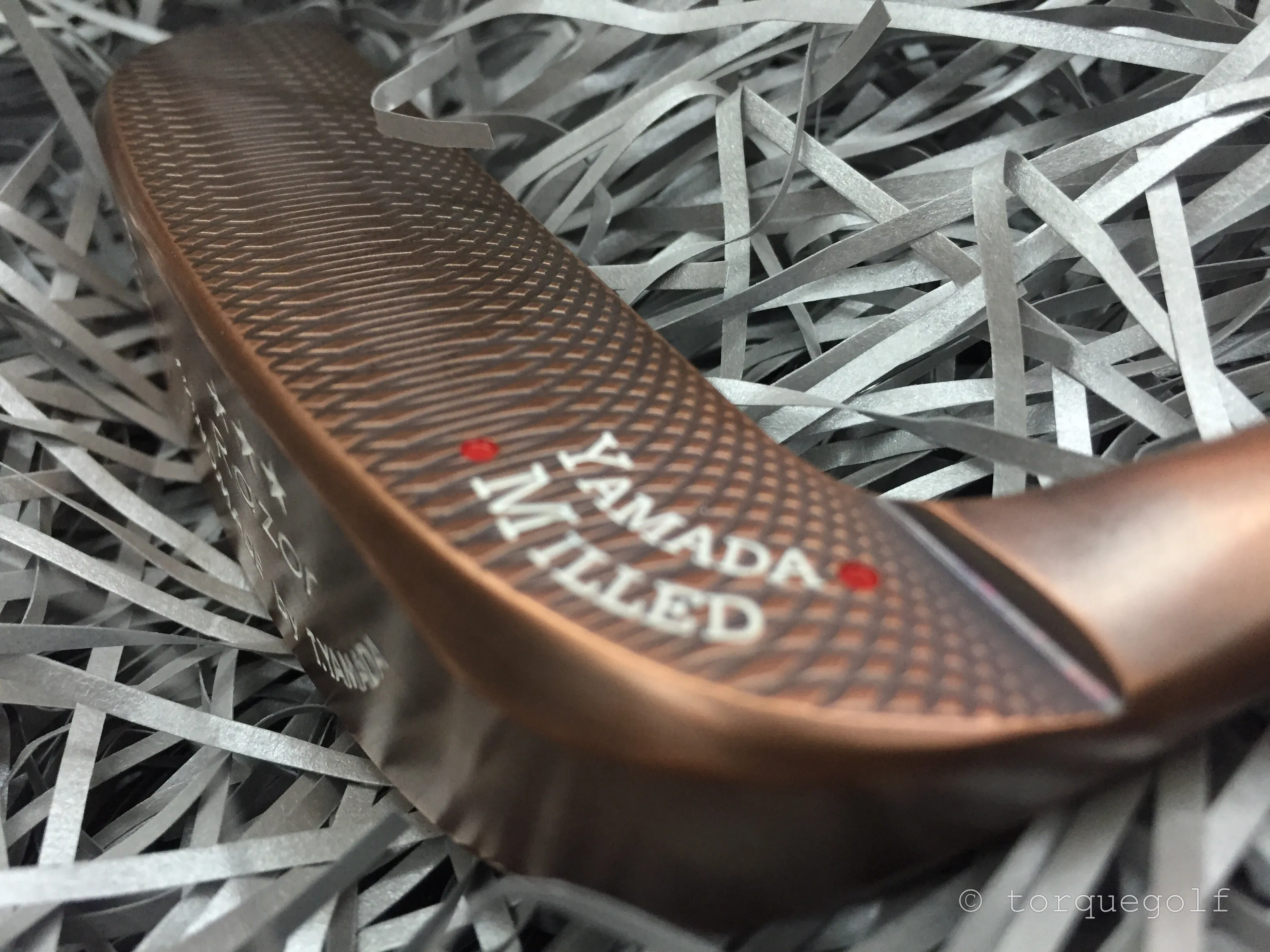 Yamada Golf Putter Head - Razor Burnt Copper Finish (Handmade)