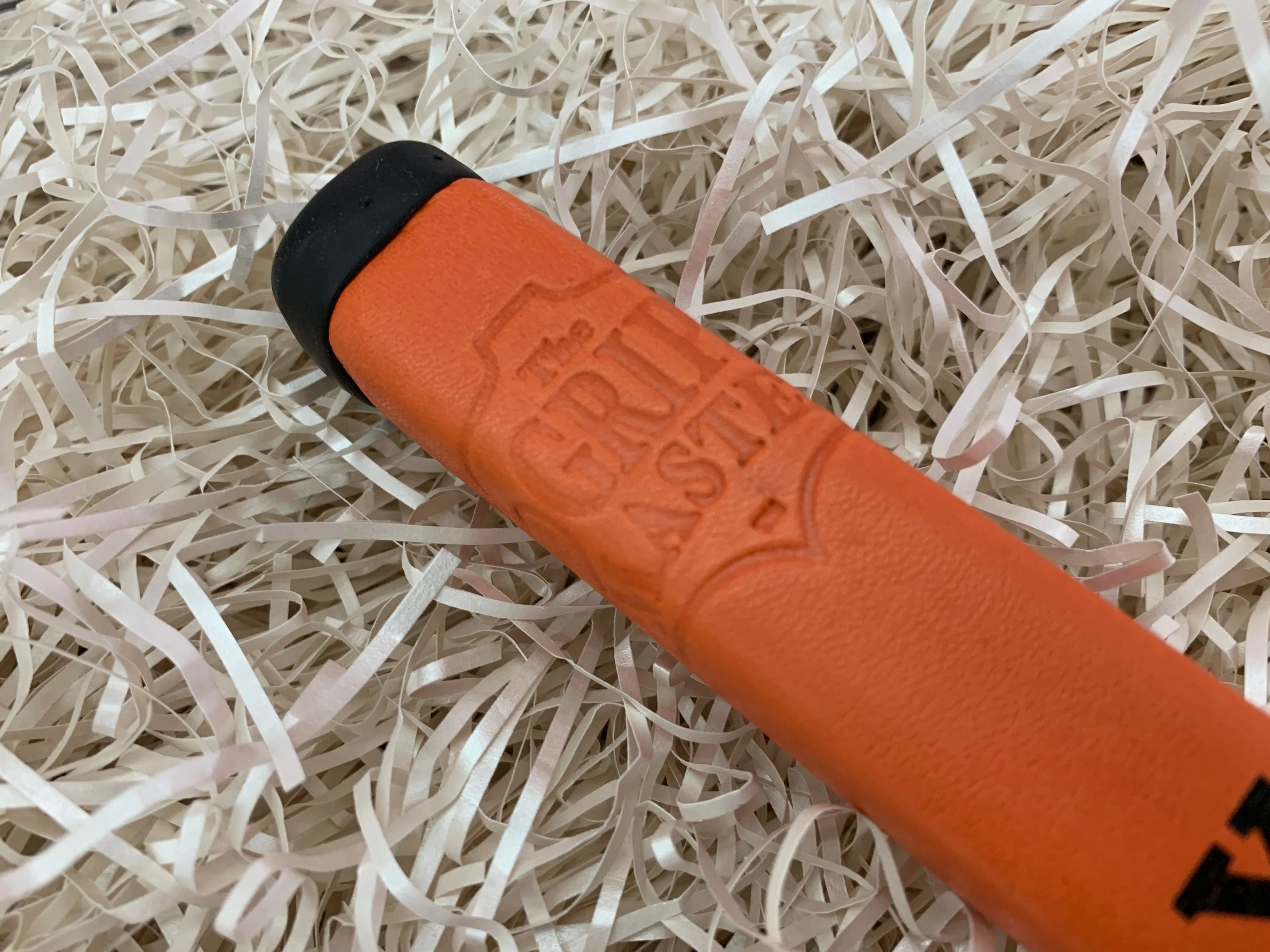 Yamada Jumbo Putter Grip - Orange Leather | Top Quality