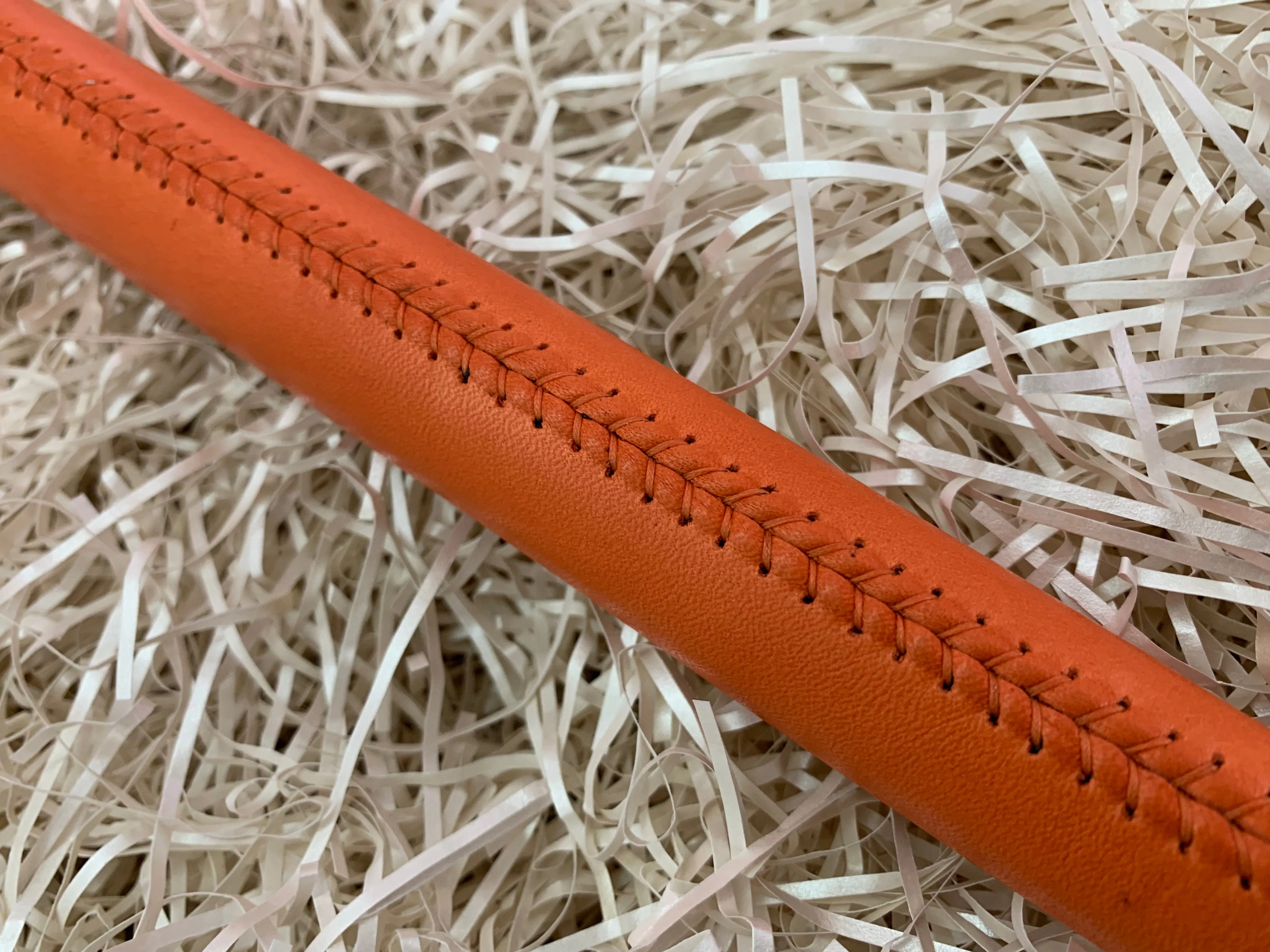 Yamada Jumbo Putter Grip - Orange Leather | Top Quality