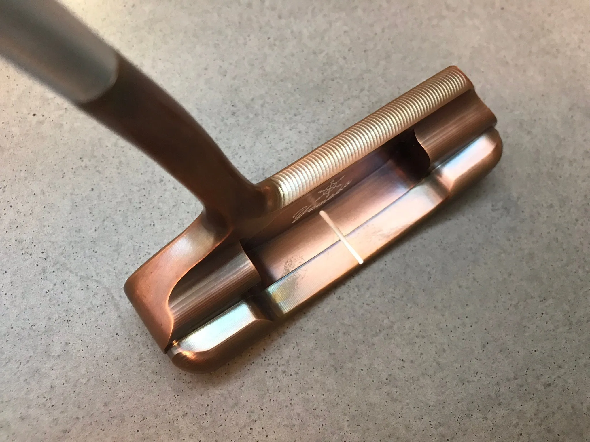 Yamada Kamakura Burnt Copper Handmade Putter 34 Inches Limited Edition