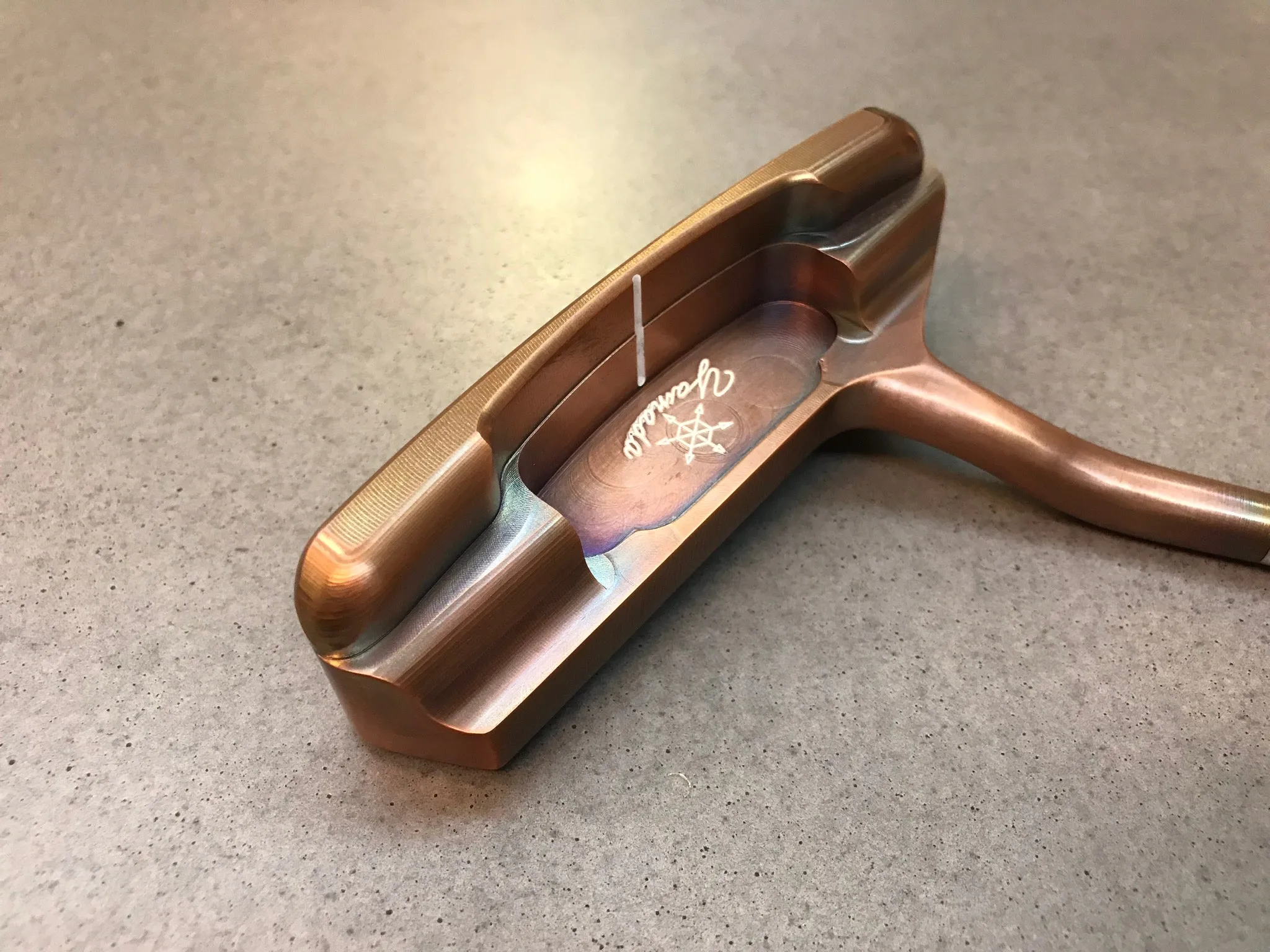 Yamada Kamakura Burnt Copper Handmade Putter 34 Inches Limited Edition