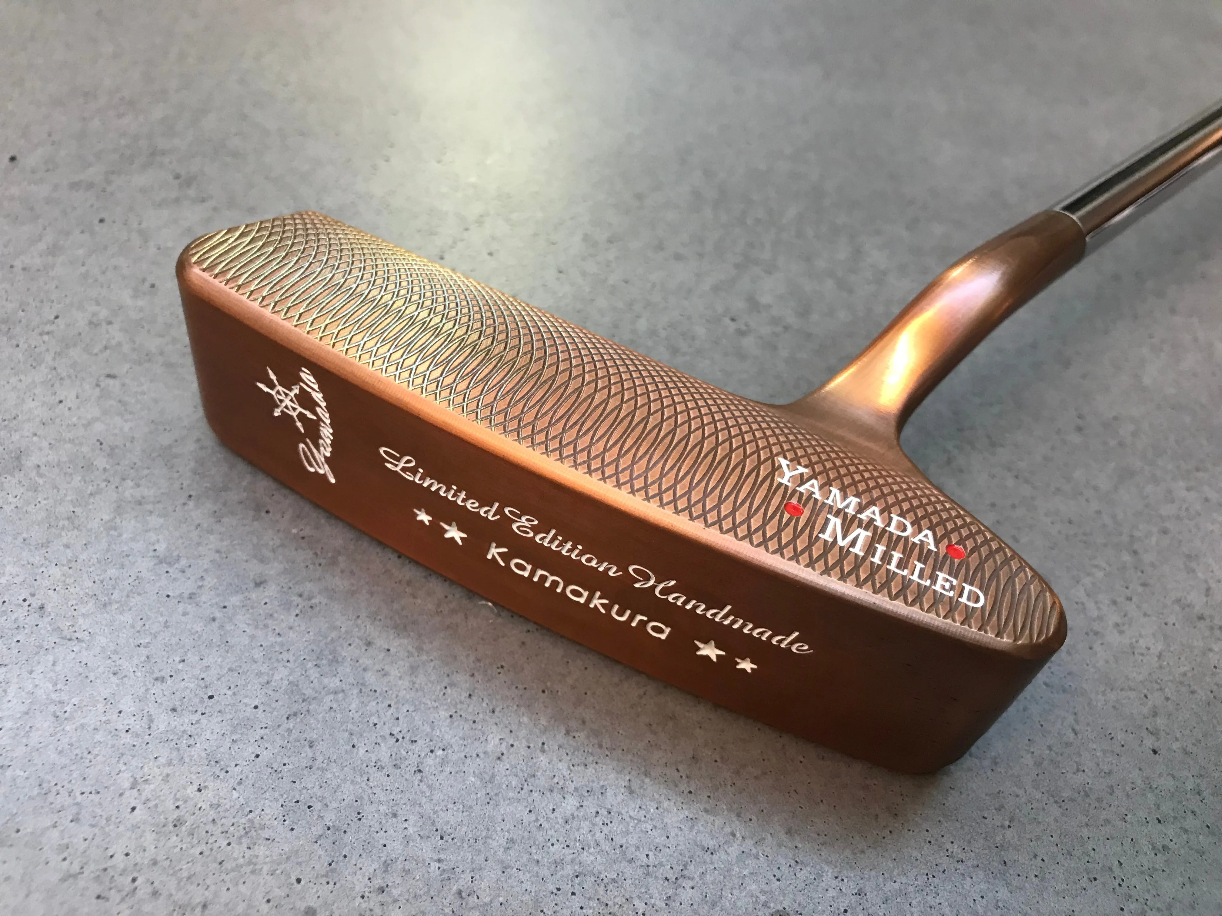 Yamada Kamakura Burnt Copper Handmade Putter 34 Inches Limited Edition