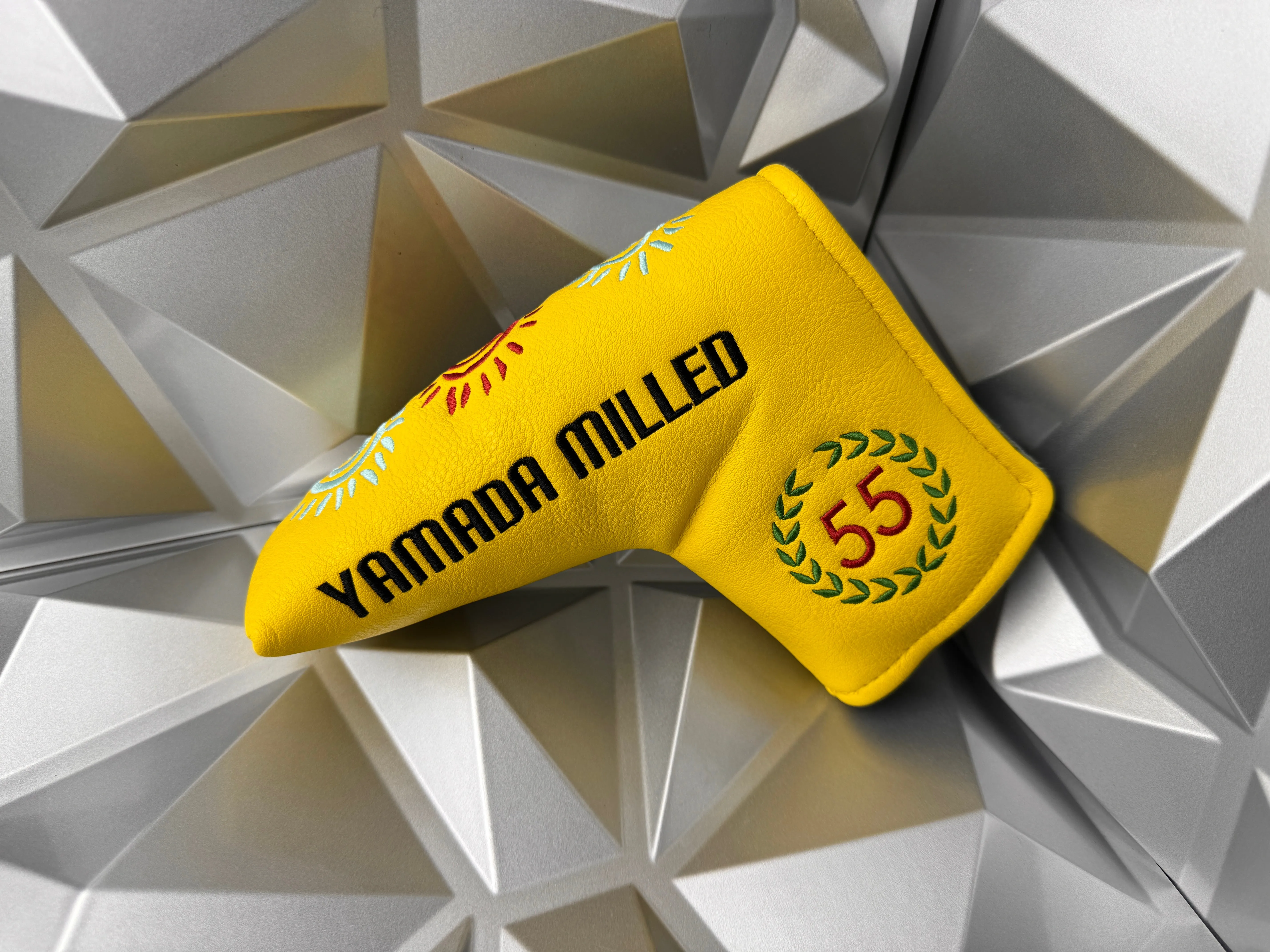 Yamada Magnetic Putter Headcover - Yellow.