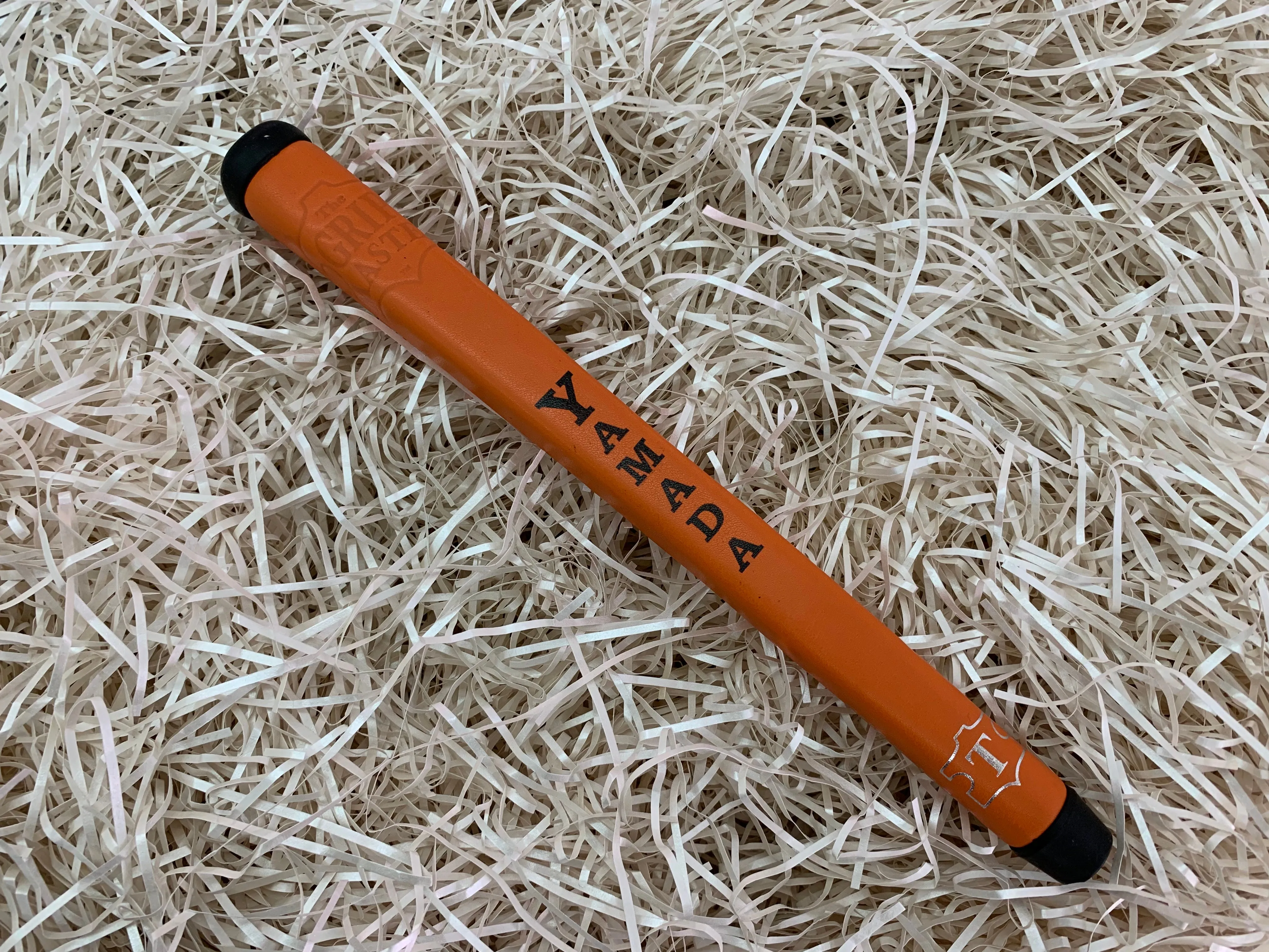 Yamada Putter Grip Leather Standard Orange