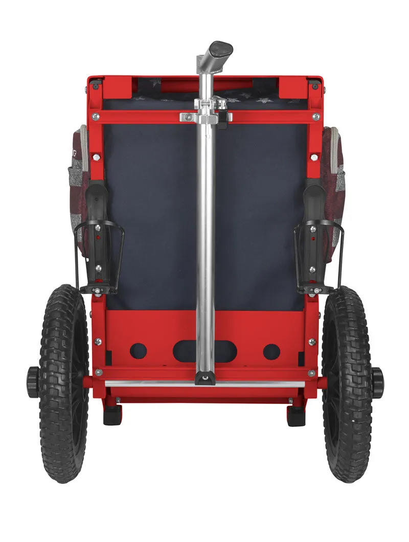 Zuca Backpack Cart with Trekker Old Glory Insert